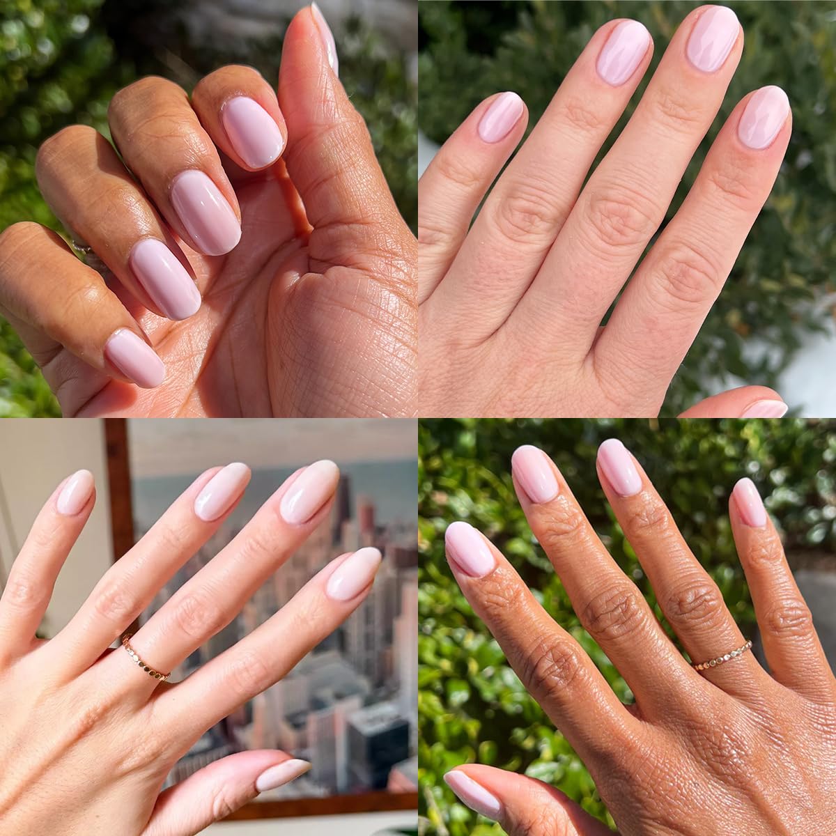 Tan Olive & June Long Lasting Nail Polish | Spring Pastel Nails | Plump Gel-Like Finish No Lamp Needed | Lasts up to 10 days | Salon-Quality 15-Free Vegan & Cruelty-Free Chip-Resistant | Strawberry Scone