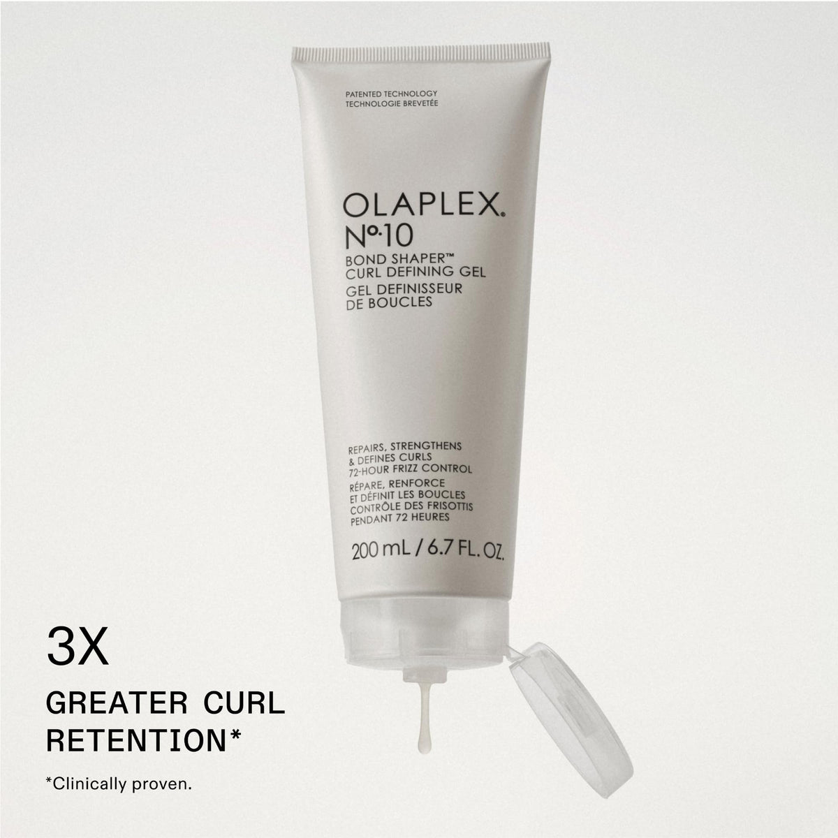 Lavender Olaplex Nº.10 Bond Shaper™ Curl Defining Gel: Frizz Smoothing Curl Gel | Hydrates, Detangles & Defines Curls | All Day Hold No Residue | For Coily, Curly, and Wavy, 200 mL/Fl Oz
