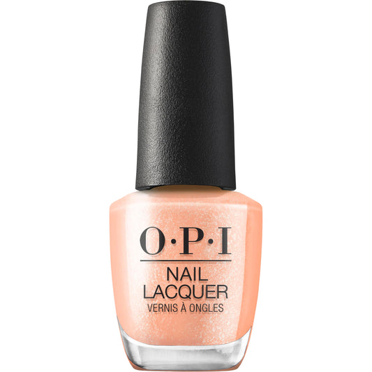 White Smoke OPI Nail Lacquer Queens Rule | Semi-Sheer Warm Salmon Coral with Shimmer Chip Resistant Nail Polish | The New OPIcons Collection | Spring 2026
