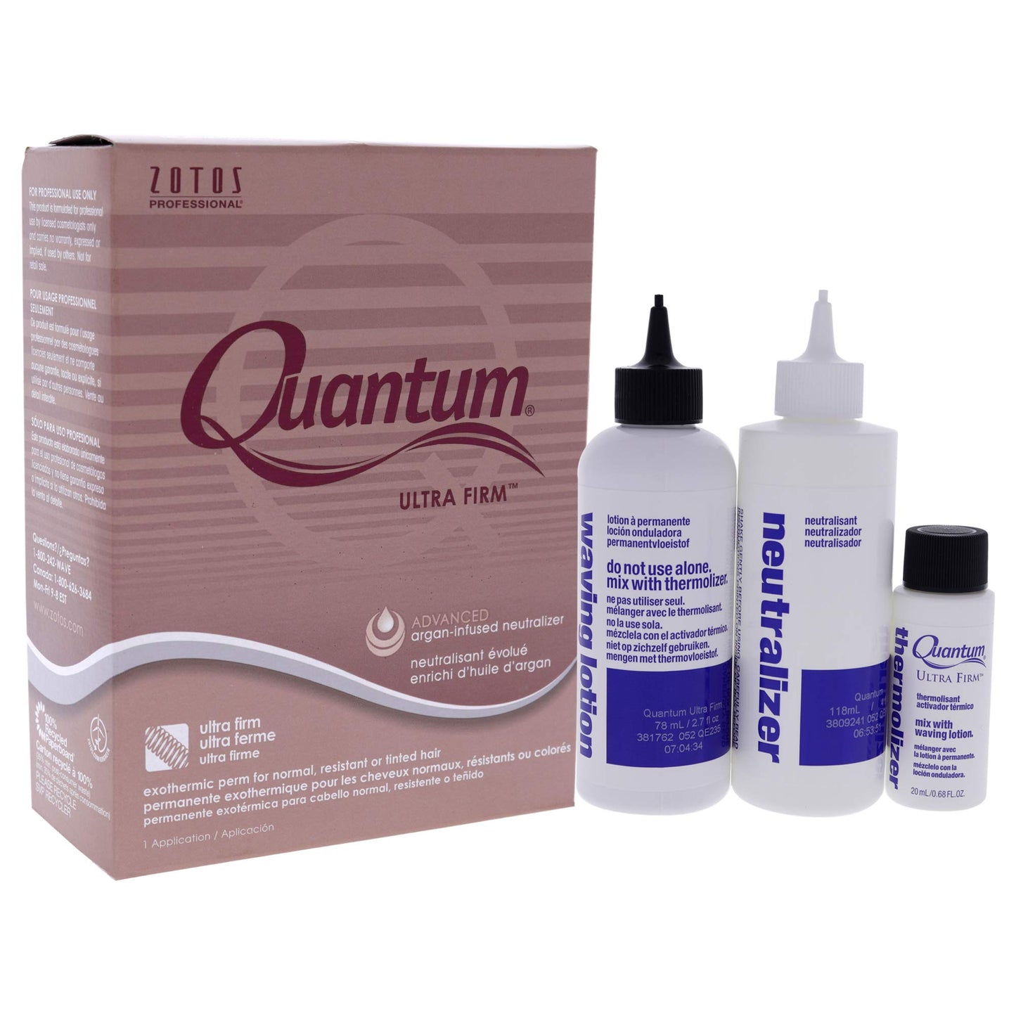White Smoke Zotos Salon Quantum Ultra Firm Exothermic Perm For Normal Hair, 1 Count