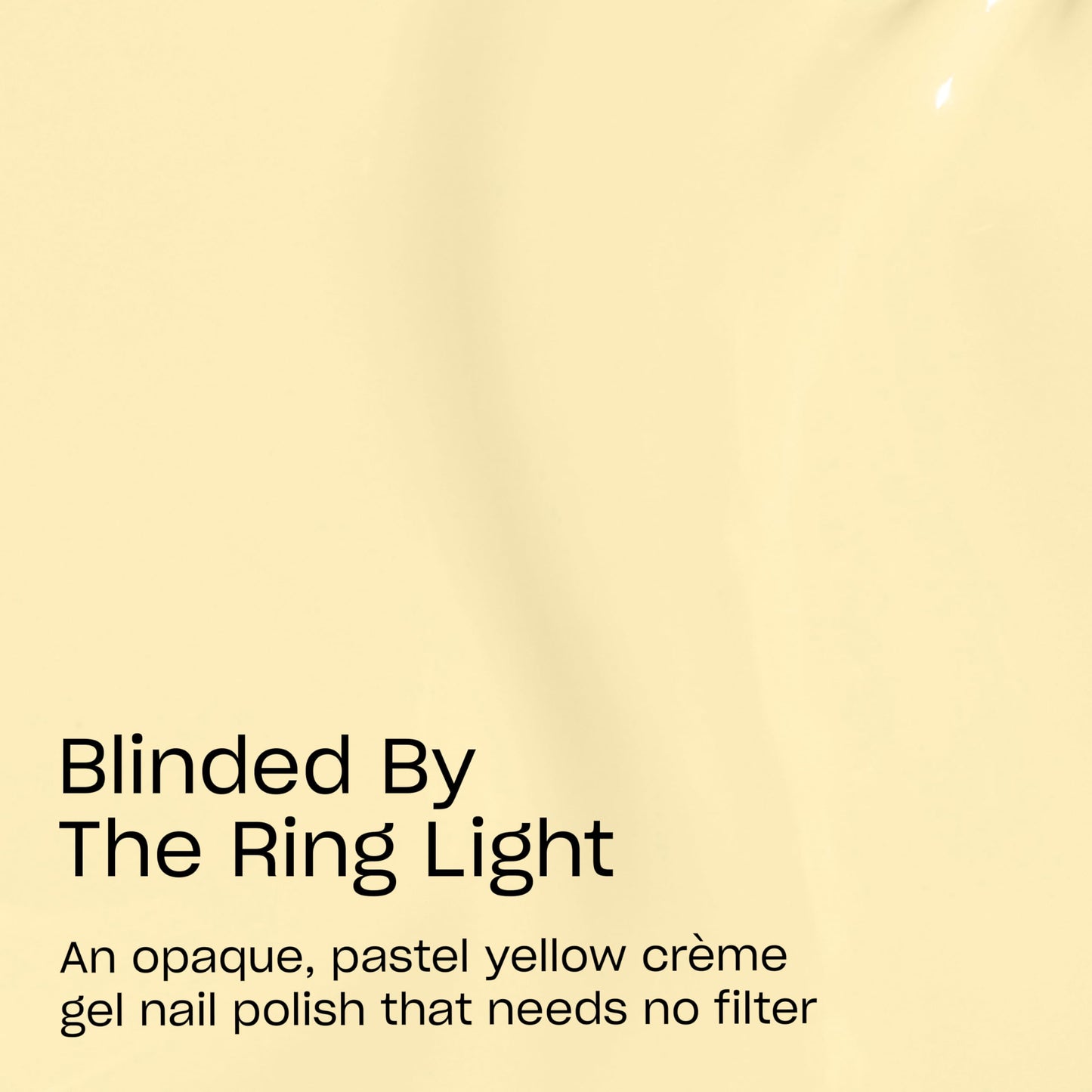 Wheat OPI GelColor Blinded by the Ring Light | Opaque Soft Pastel Warm Yellow Crème LED Cure Gel Nail Polish | Salon-Quality Shine, Long-Lasting Wear | 0.5 Fl Oz