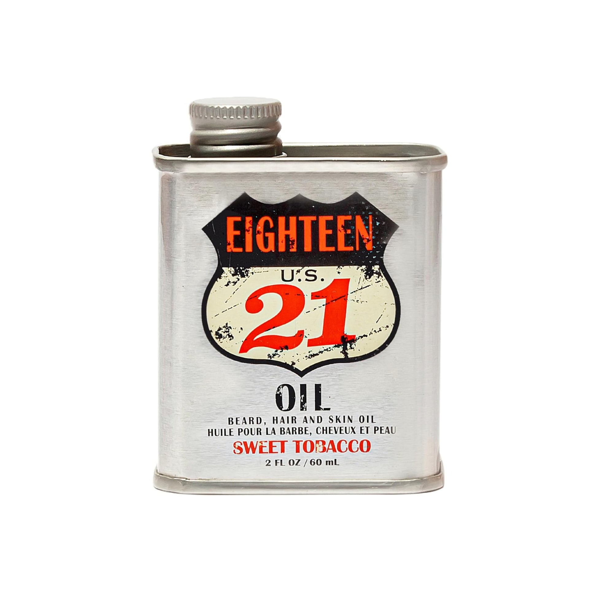 White Smoke 18.21 Man Made Hair, Skin & Beard Oil for Men Sweet Tobacco Scent - Non-Greasy, Conditioning Balm with Castor Seed, Jojoba, and Argan Oils - Premium Tattoo and Mustache Care Products 2oz
