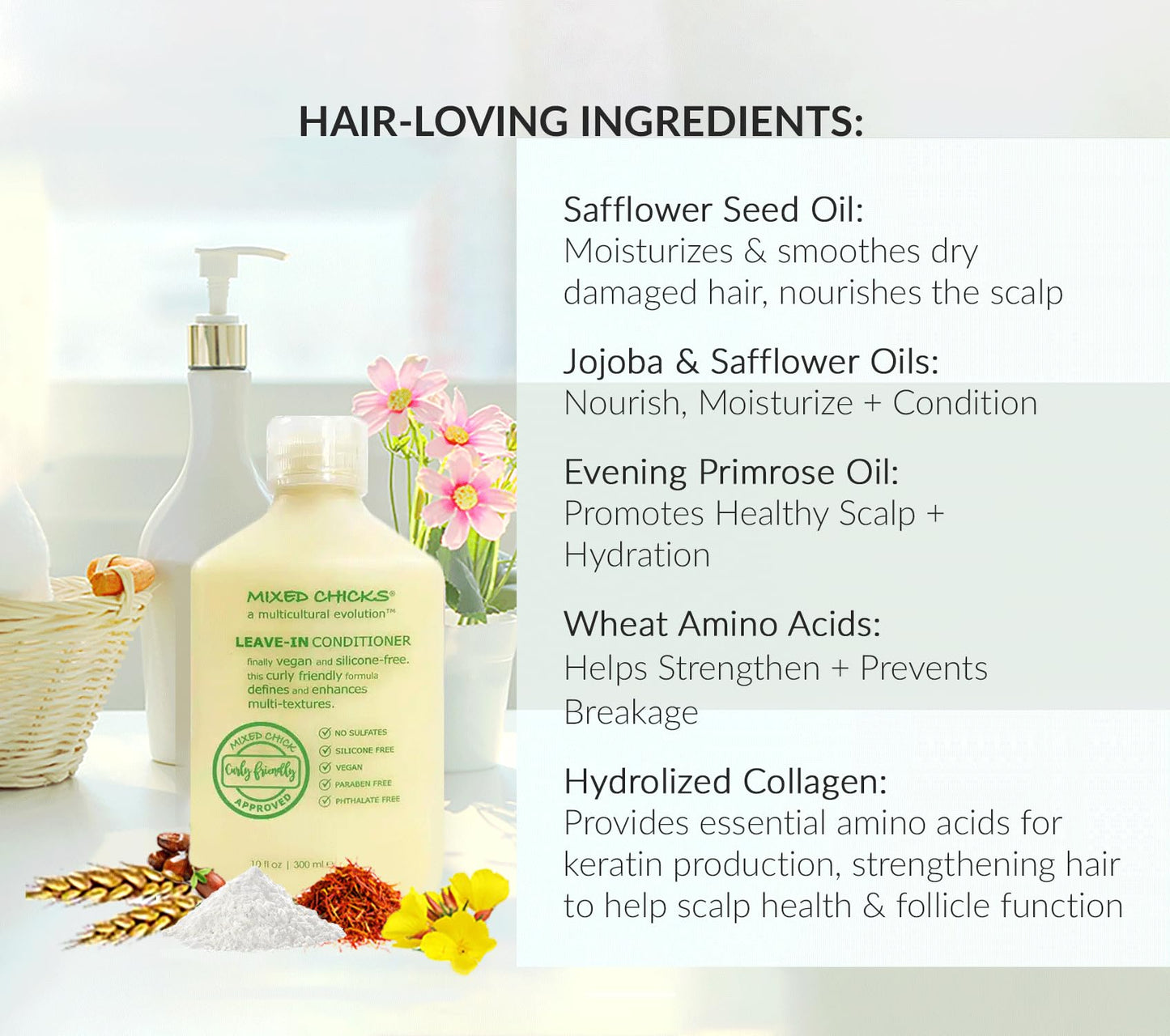 Lavender Mixed Chicks Curly Friendly Leave-in Conditioner, 10 fl. oz