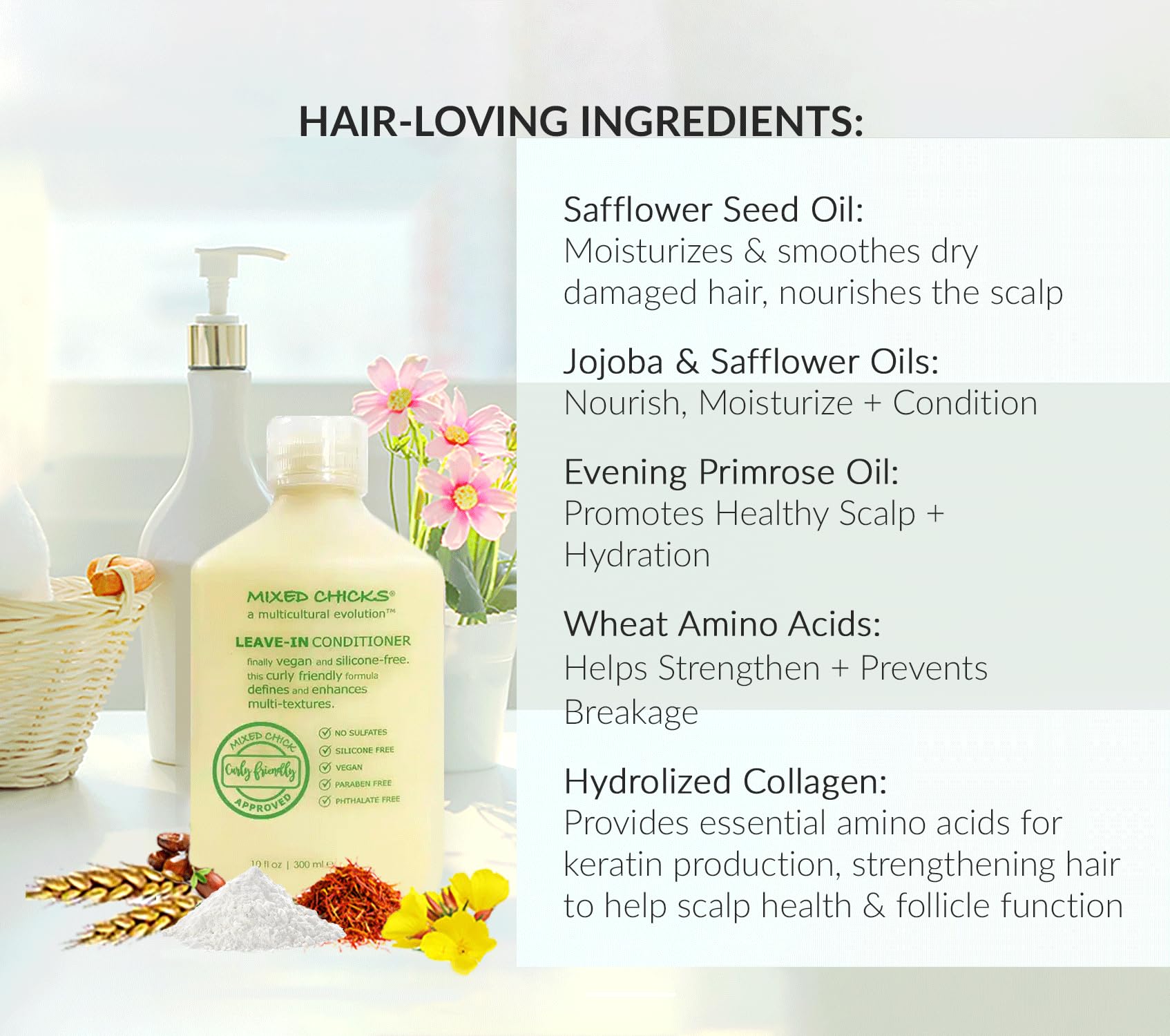 Lavender Mixed Chicks Curly Friendly Leave-in Conditioner, 10 fl. oz