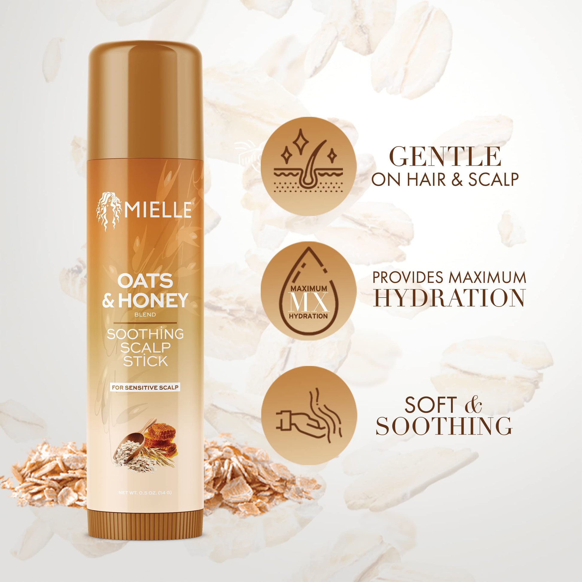 White Smoke Mielle Organics Oats & Honey Soothing Scalp Stick