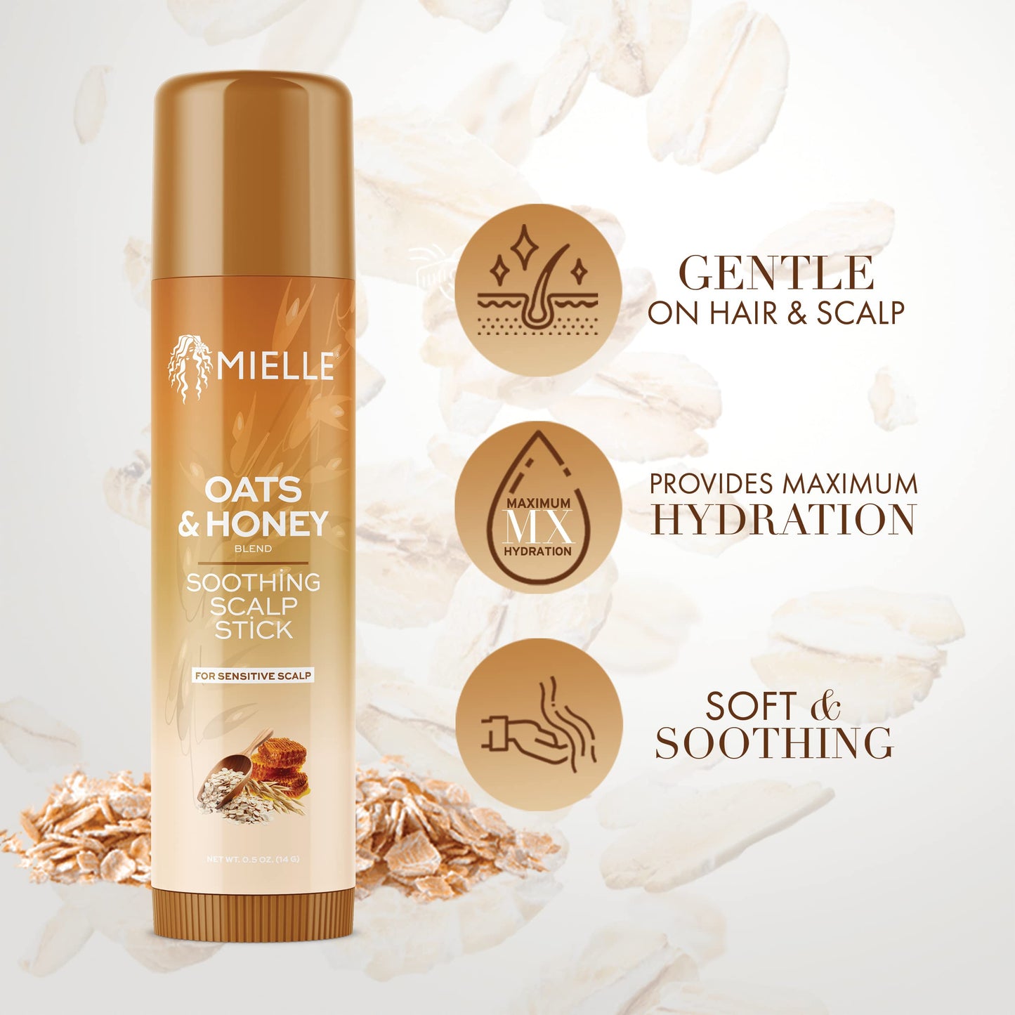 White Smoke Mielle Organics Oats & Honey Soothing Scalp Stick