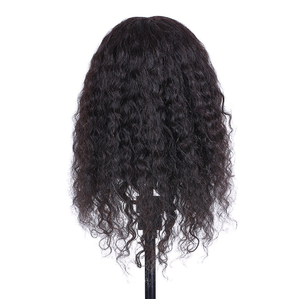 White Smoke Cosmetology Mannequin Head Hairdressing Training Head for Hair Styling Practice Hair Braiding Dummy Head (03#)