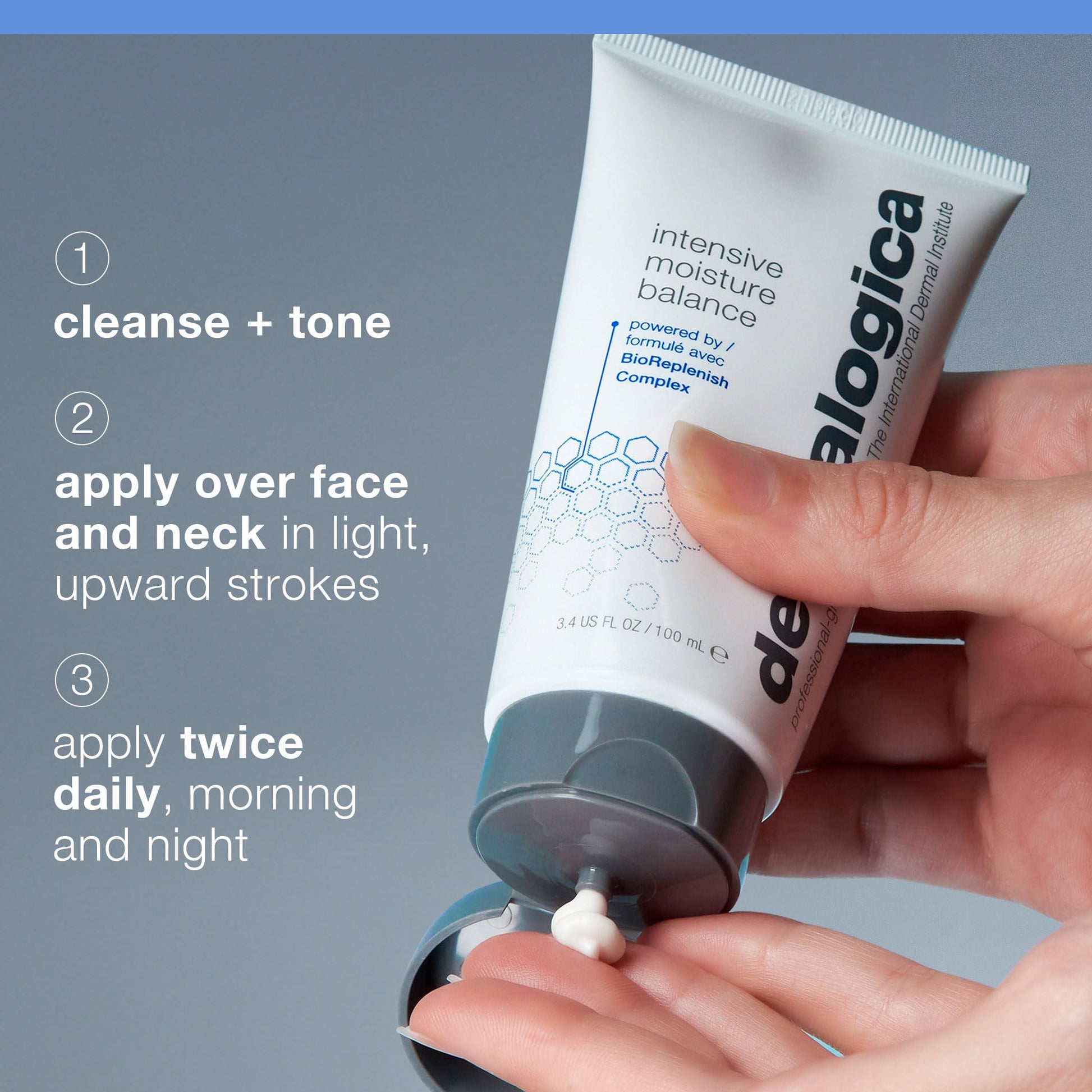 Light Slate Gray Dermalogica Intensive Moisture Balance Jumbo 5.1 oz - Face Moisturizer with Hyaluronic Acid - Restores Balance to Dry, Depleted Skin for Optimal Barrier Performance