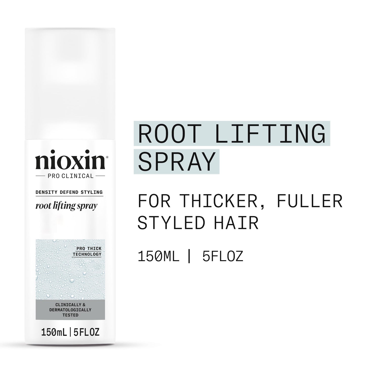 White Smoke Nioxin Density Defend Styling Root Lifting Spray | Hair Thickening Spray | Texturizes and Volumizes | 5.1 Fl oz.