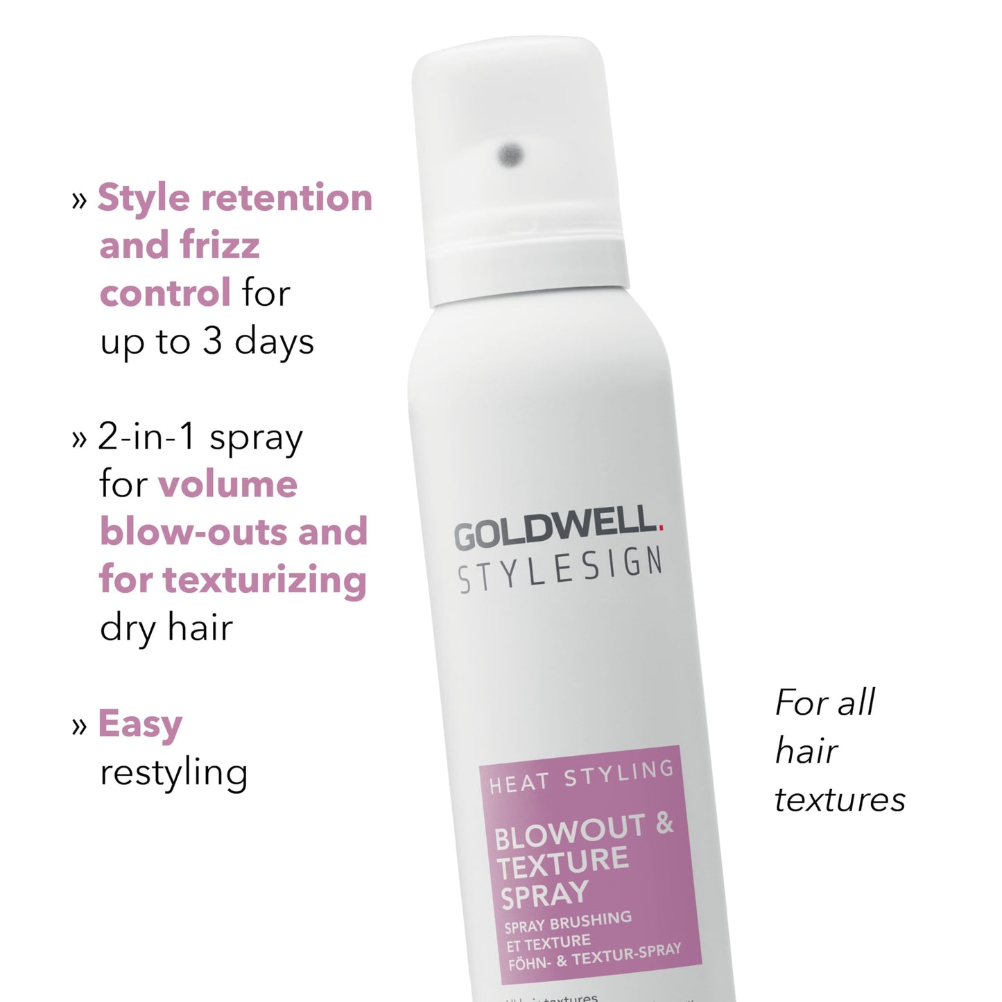 White Smoke Goldwell StyleSign Blowout & Texture Spray