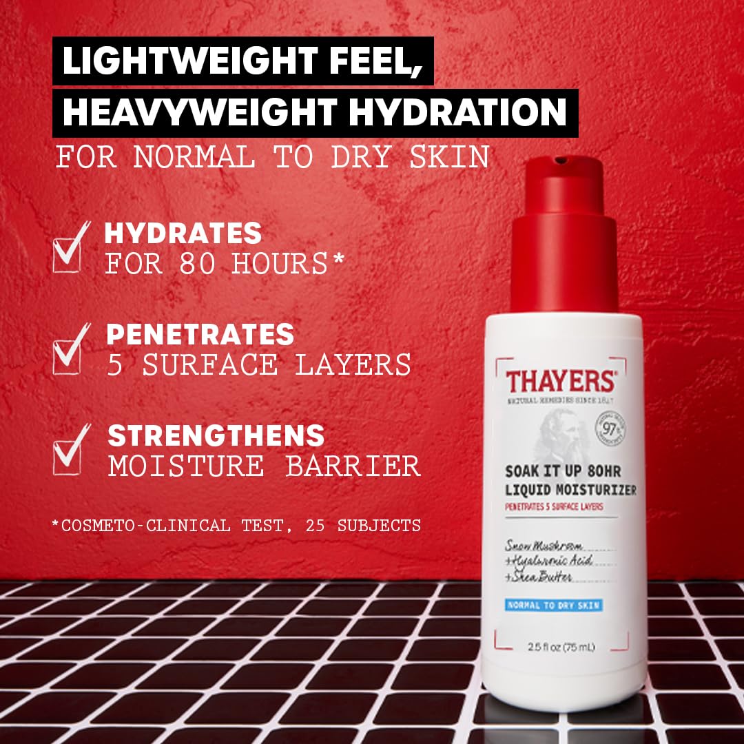 Firebrick THAYERS Soak It Up Moisturizer, 2.5 Oz
