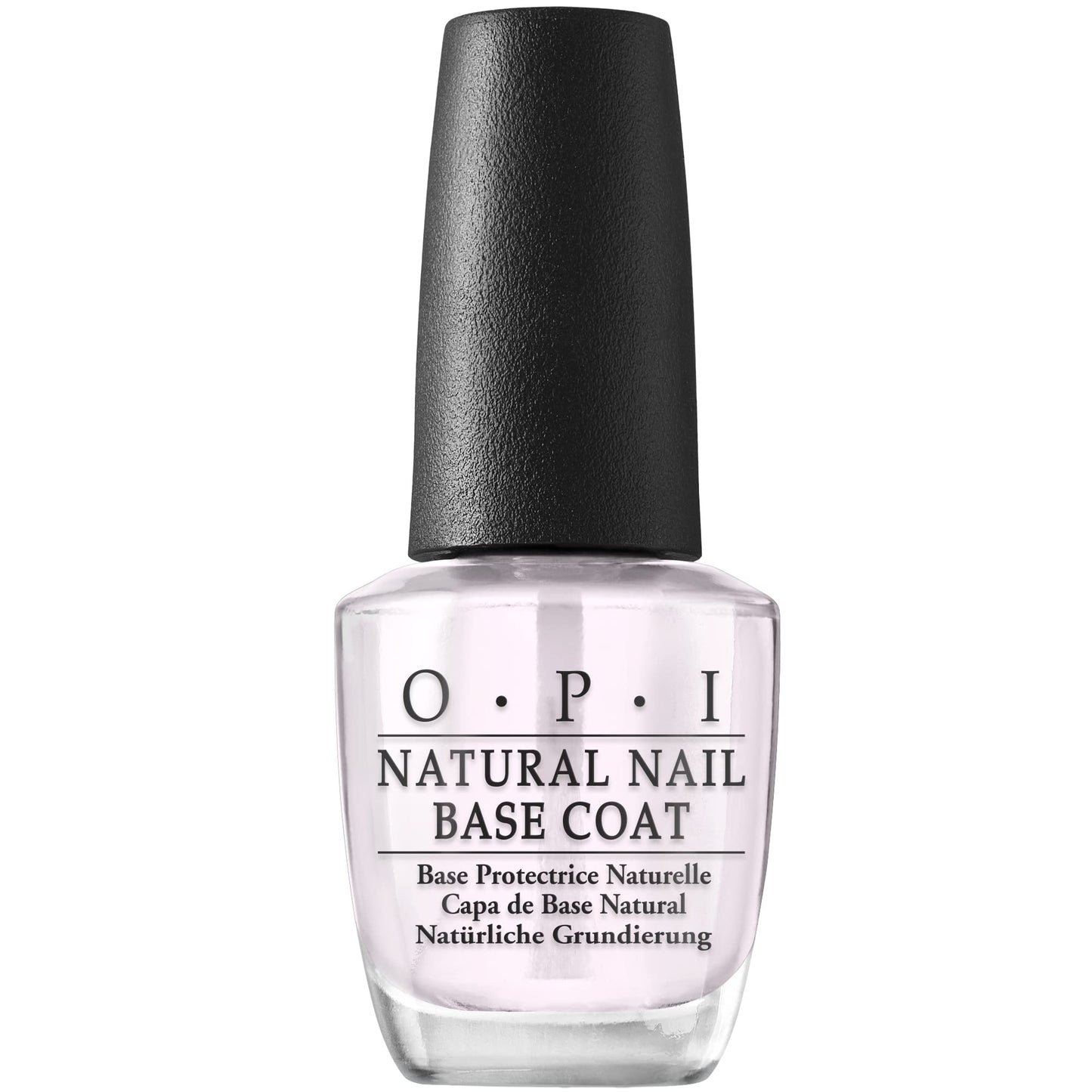 White Smoke OPI Nail Polish Top and Base Coat, Protective High-Gloss Shine, 0.5 Fl Oz, Natural