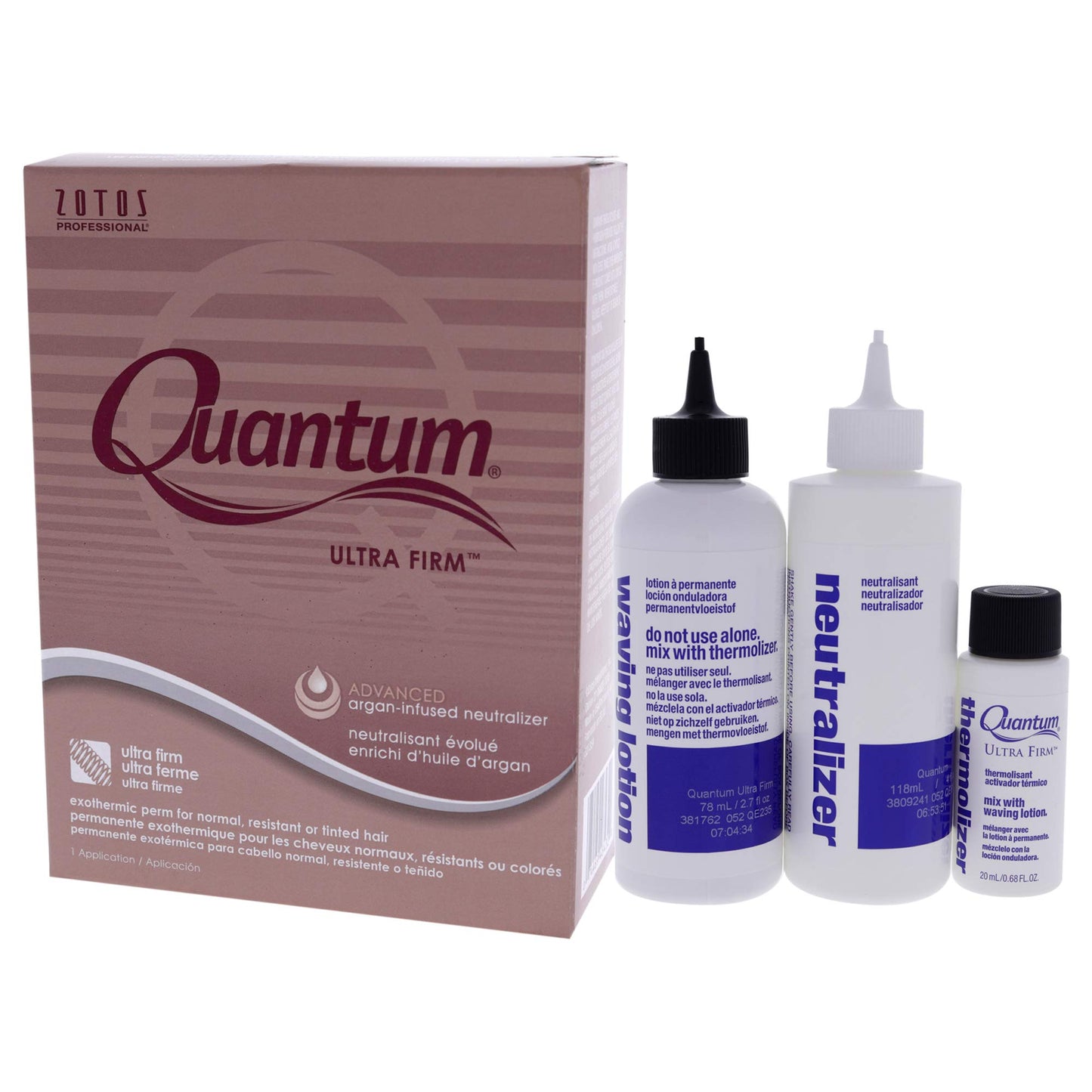 White Smoke Zotos Salon Quantum Ultra Firm Exothermic Perm For Normal Hair, 1 Count