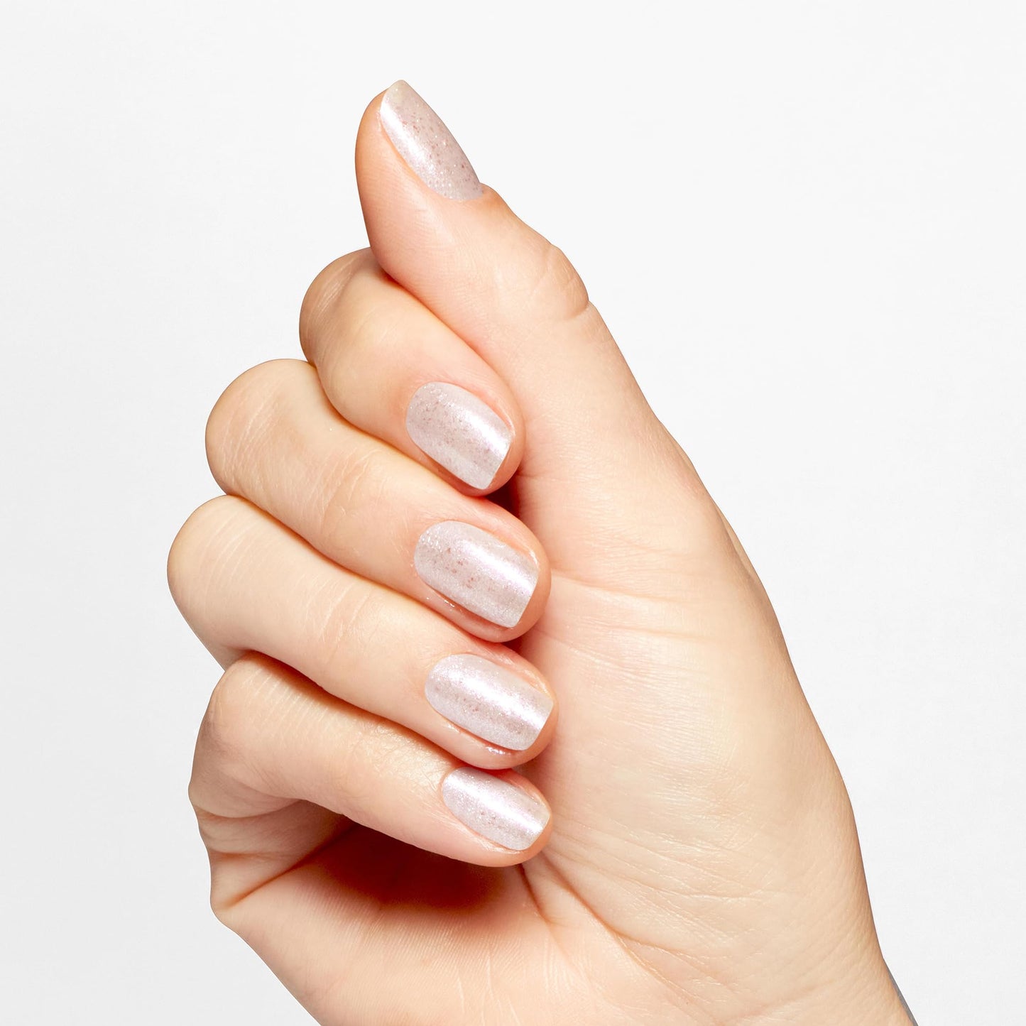 White Smoke OPI GelColor Big Celebration | Sheer Soft Neutral Shimmer UV Cure Gel Nail Polish | Hello Kitty Limited Edition Collection