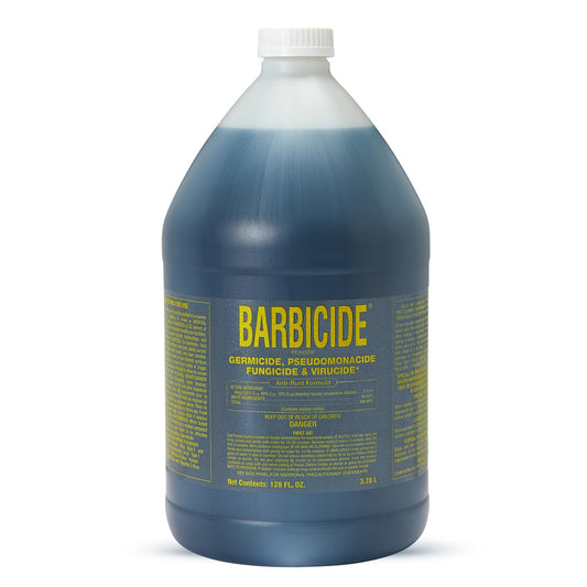 White Smoke BARBICIDE Gallon Disinfectant Concentrate | EPA-Registered, Hospital-Grade Germicide for Salons & Barbershops | Anti-Rust Solution for Shears, Combs & Professional Tools | EPA-Registered