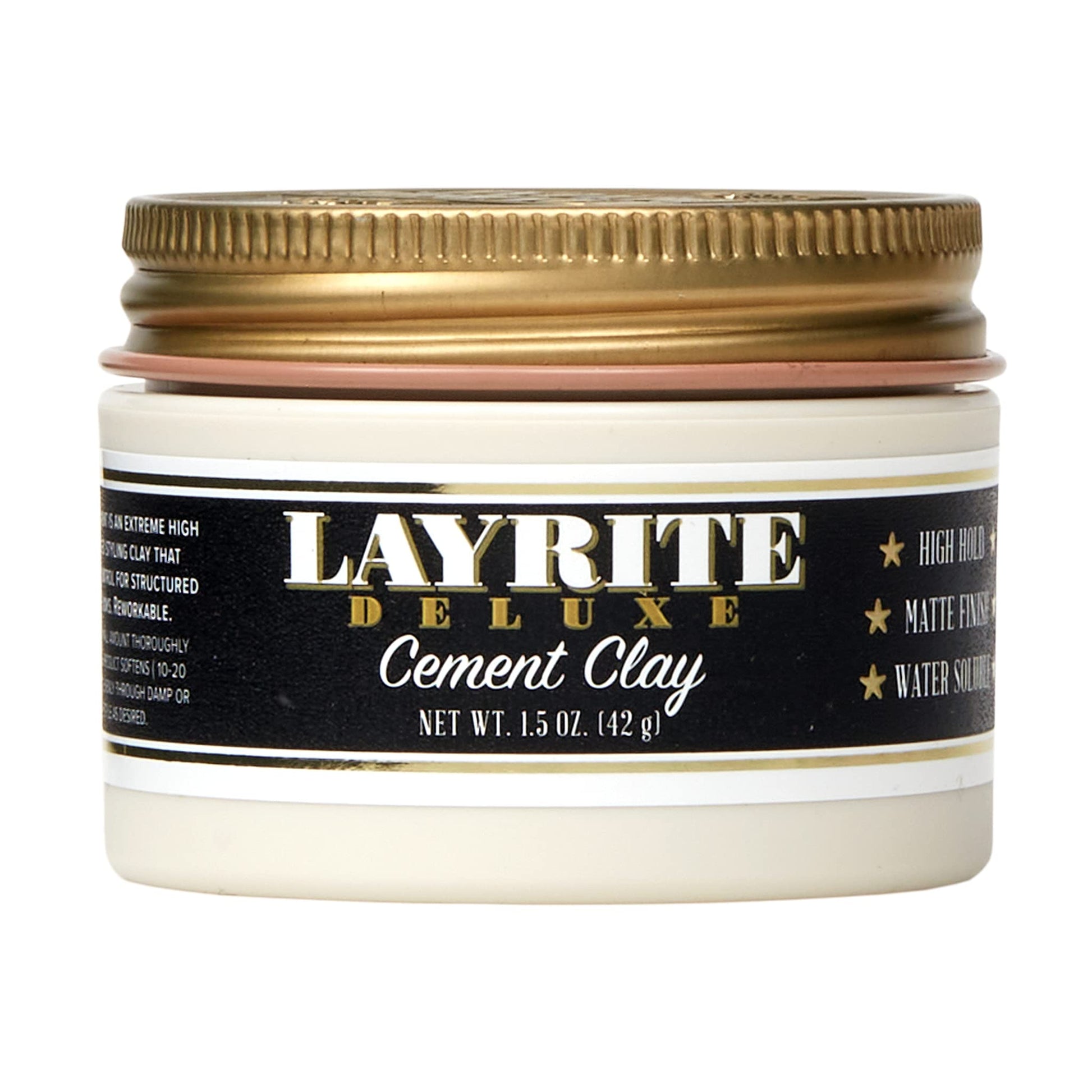 Seashell Layrite Deluxe Cement Clay, White, Mild Cream Soda, 1.5 Oz