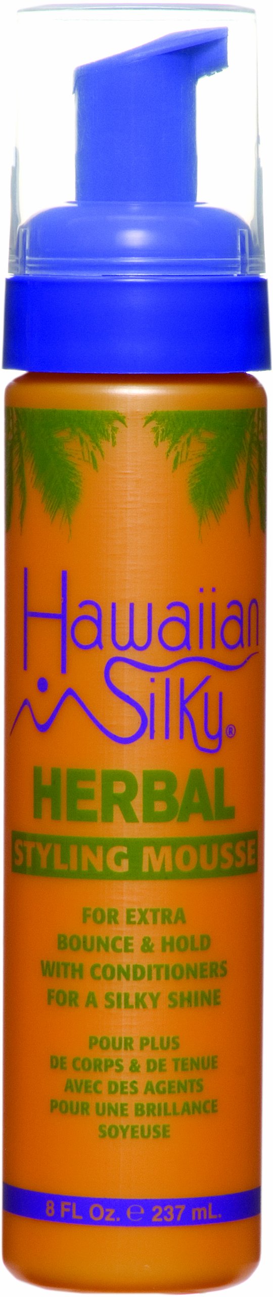 White Smoke Hawaiian Silky Herbal Styling Mousse 8 oz. (Pack of 2)