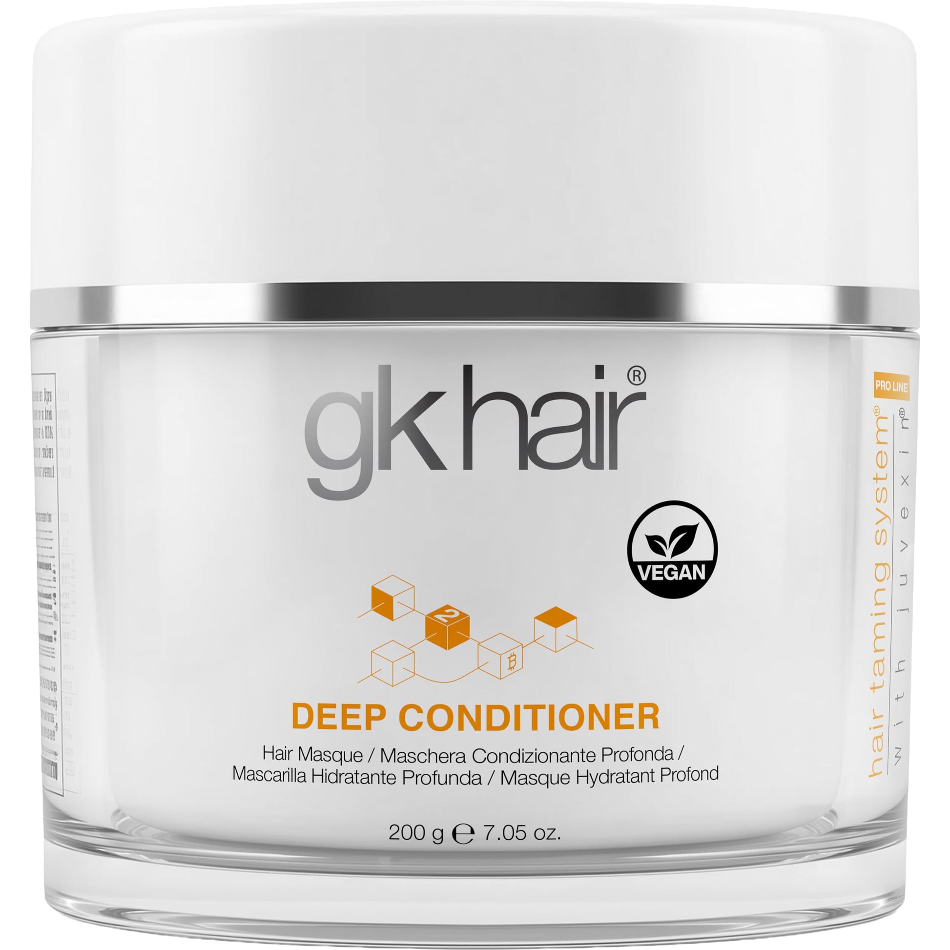 Lavender GK HAIR Vegan Deep Conditioner Hair Masque 7.05 Oz – Jojoba Oil & Natural Grain Extracts Repair & Hydrating Hair Mask Strengthens Chemically Treated Hair Smooths Cuticles Revitalizing Treatment