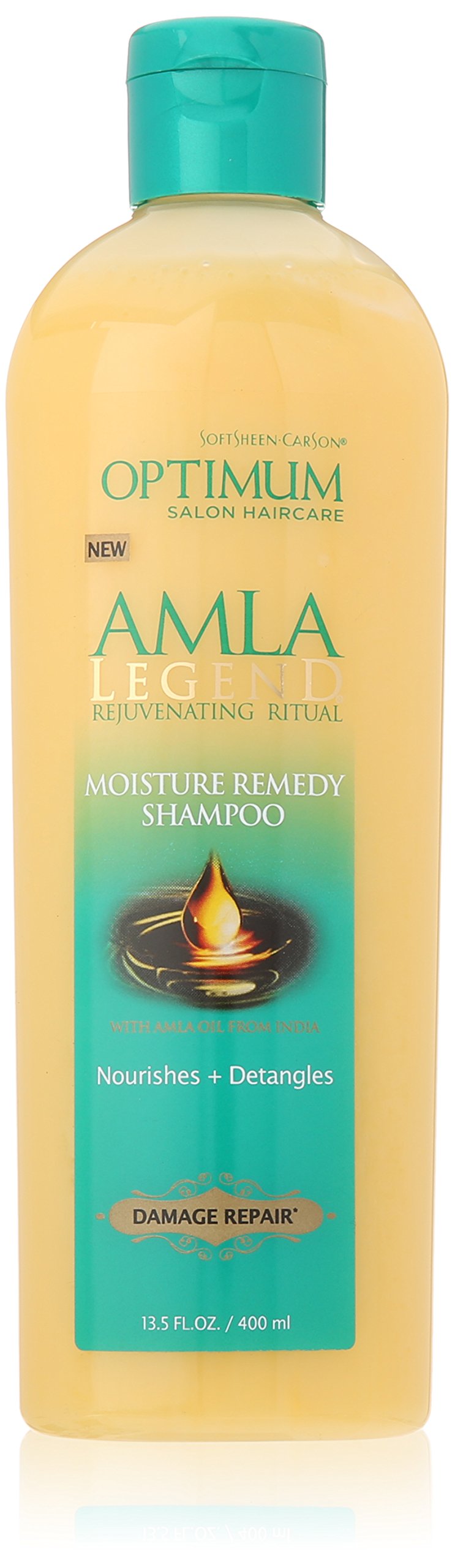Light Goldenrod SoftSheen-Carson Optimum Salon Haircare Amla Legend Moisture Remedy Shampoo, 13.5 oz