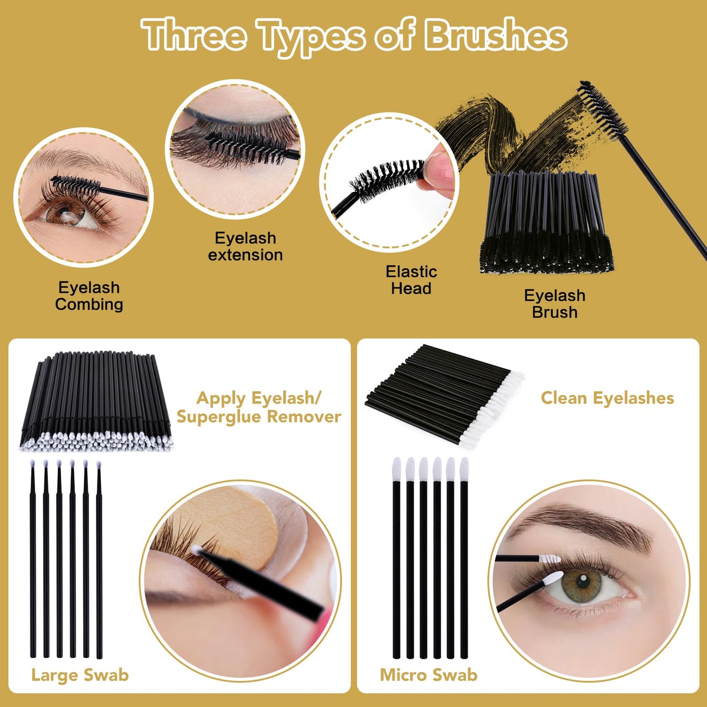 White Smoke Eyelash Extension Kit for Beginners, Professional Lash Extension Kit with Mannequin Head, Lash Starter Kit with Lash Fan, Lash Extension Supplies for Practice Training Kit(Black)