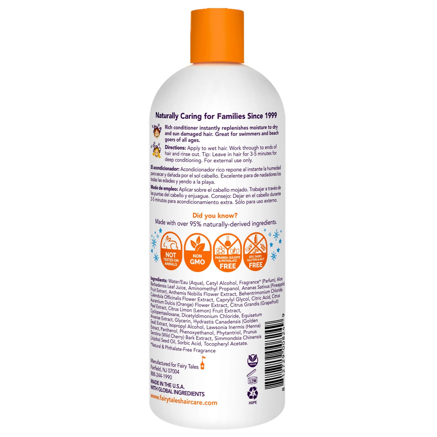 White Smoke Fairy Tales Swimmer Conditioner for Kids - 32 oz | Made with Natural Ingredients in the USA | Replenish and Restore from Chlorine and Salt Damage | No Parabens, Sulfates, or Synthetic Dyes