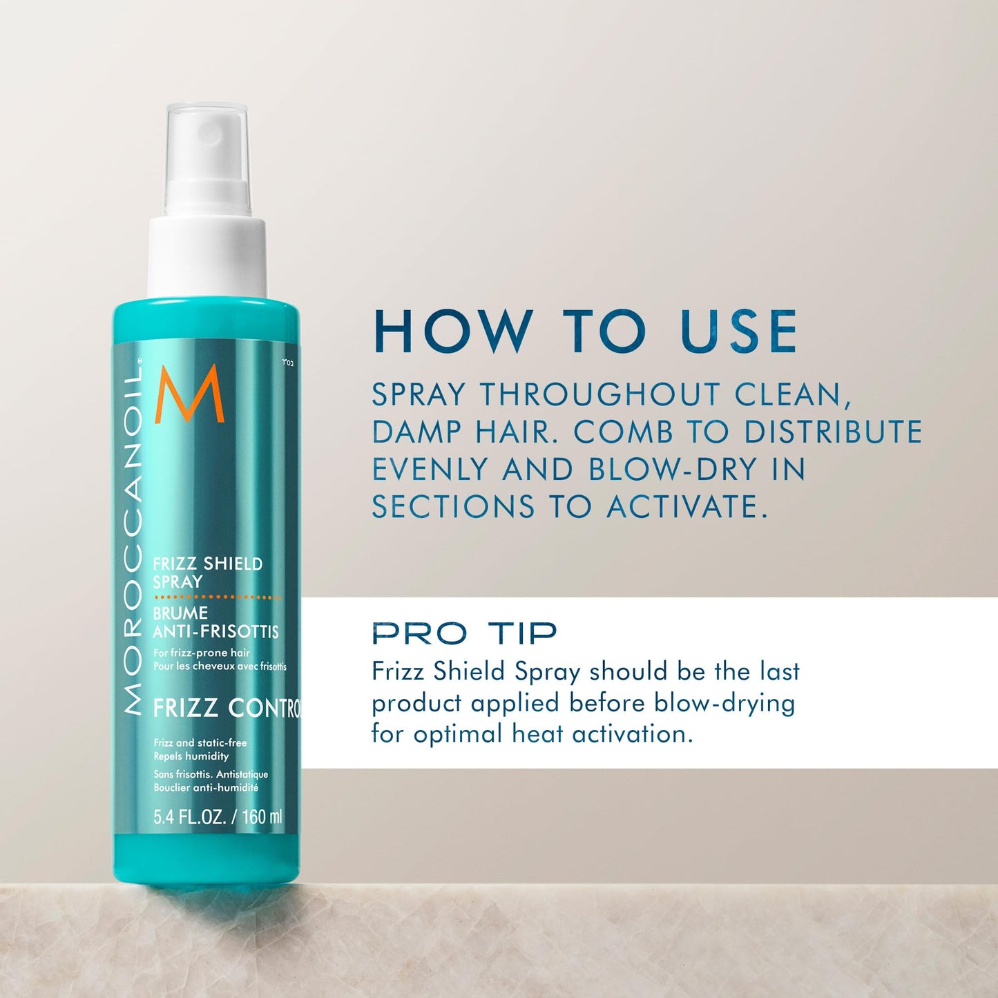 Lavender Moroccanoil Frizz Shield Styling Spray, 5.4 Fl. Oz.