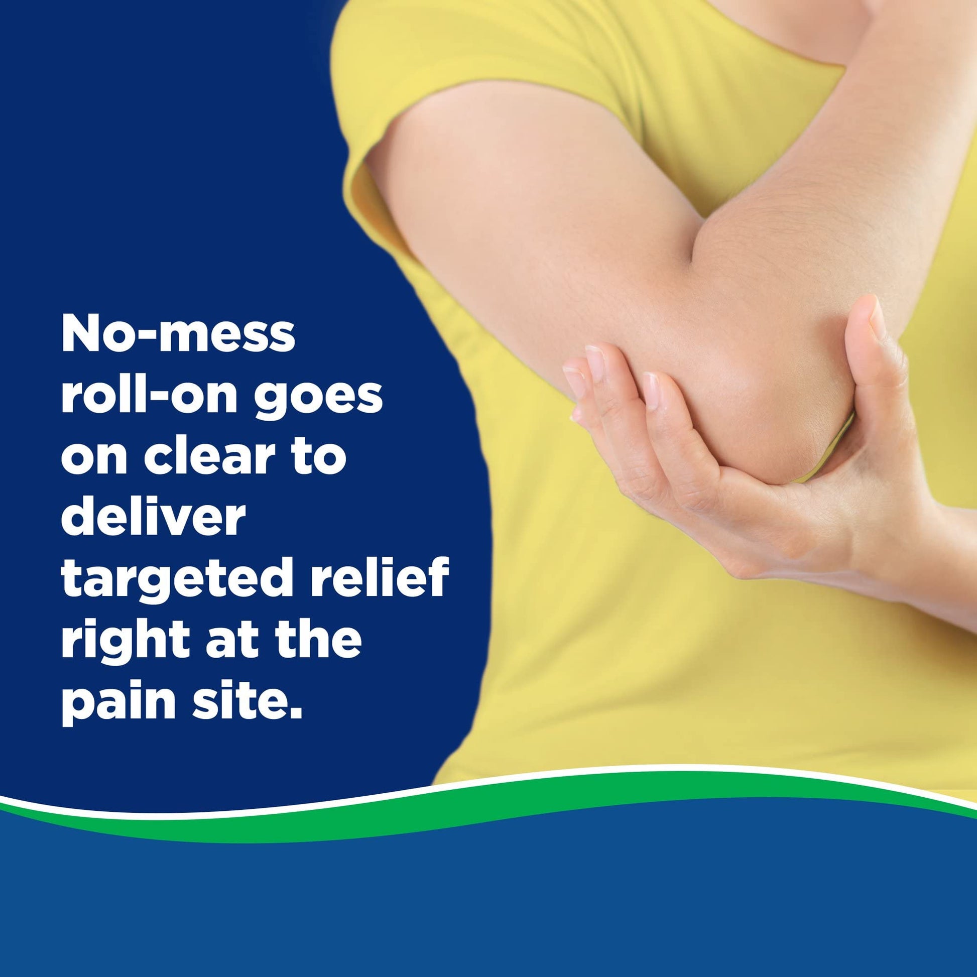 Midnight Blue Salonpas LIDOCAINE Plus 3 oz ROLL ON Pain Relieving Liquid! Maximum Strength 4% Lidocaine for Numbing Pain Relief! Mess Free Application! (3 Pack)