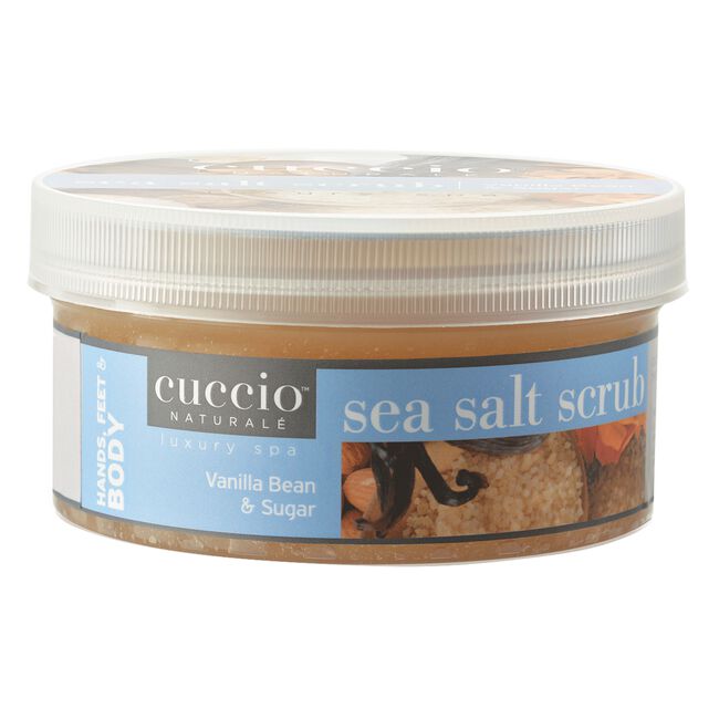 Antique White Cuccio  Cina Pro  Star Pro Vanilla Bean & Sugar Sea Salt Scrub