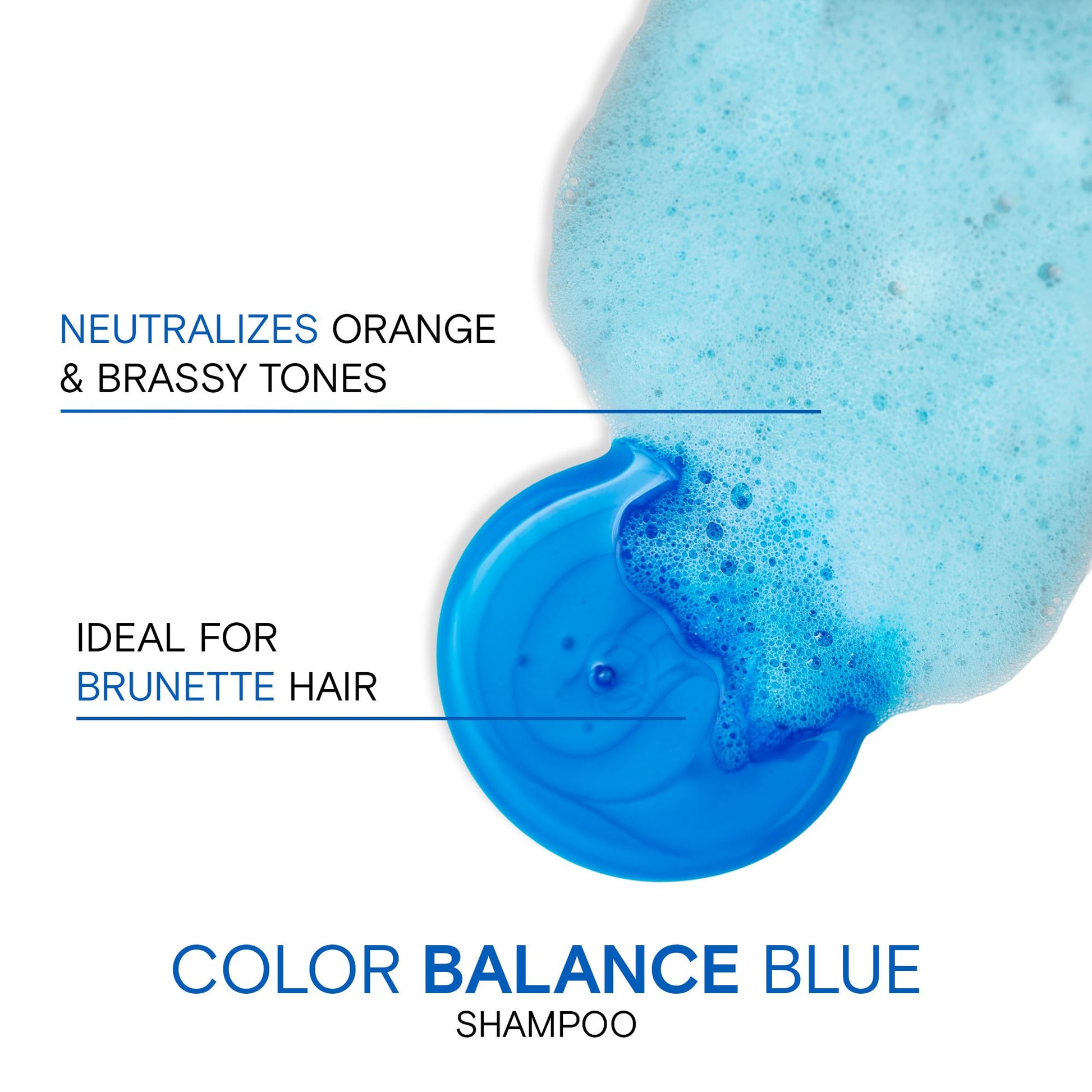 White Smoke Joico Color Balance Blue Shampoo | For Lightened Brown Hair | Eliminate Brassy Orange Tones | Boost Color Vibrancy & Shine | UV Protection | With Rosehip Oil & Green Tea Extract | 10.1 Fl Oz