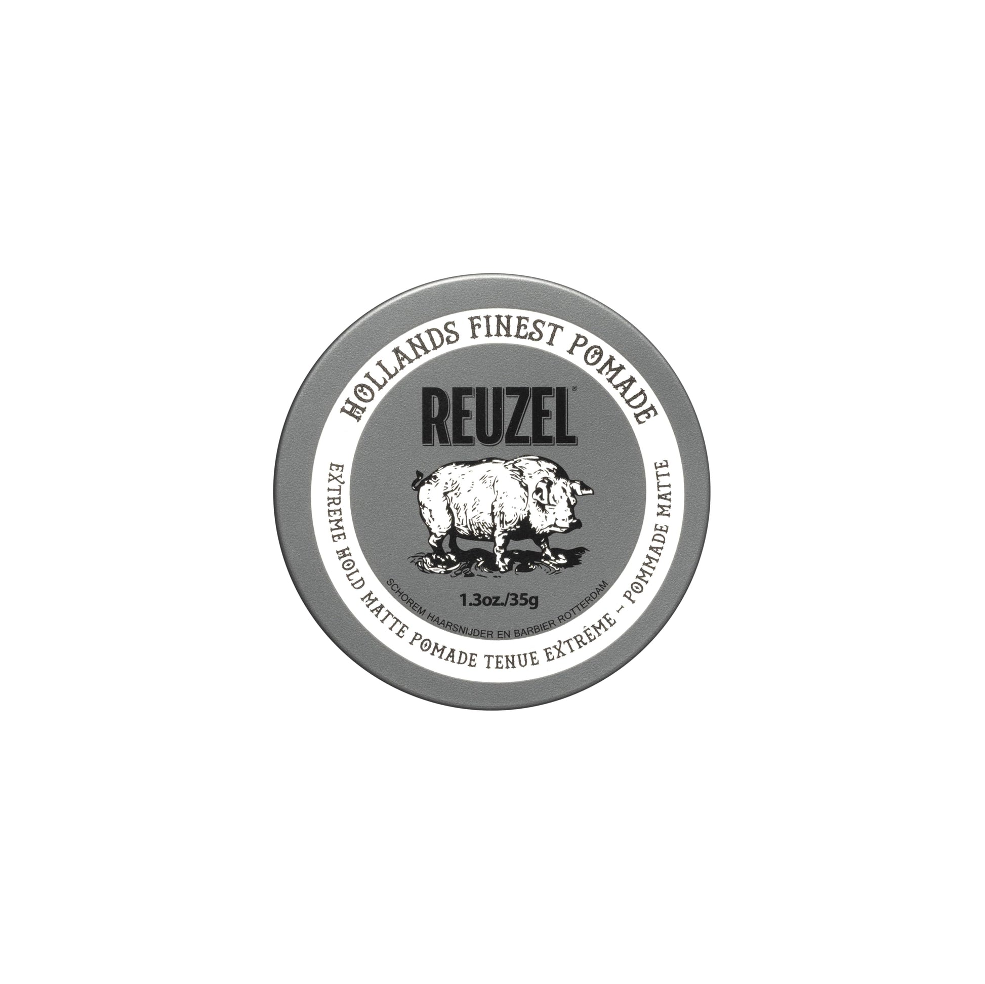 White Smoke REUZEL Extreme Hold Matte Pomade, Strongest All Day Hold, Water Soluble Styling, Matte Finish & Flake Free, Easy To Wash Out, For All Hair Types