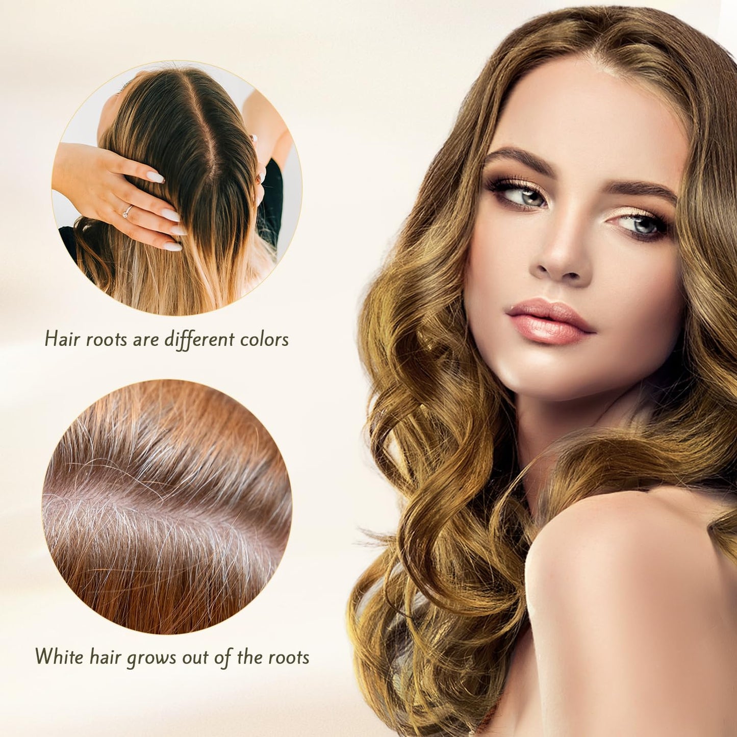 Seashell Nova Hair Dye Shampoo,Nova Hair Instant,Nova Hair Dye Shampoo 3 in 1, for Men & Women. (200ml Medium Brown)