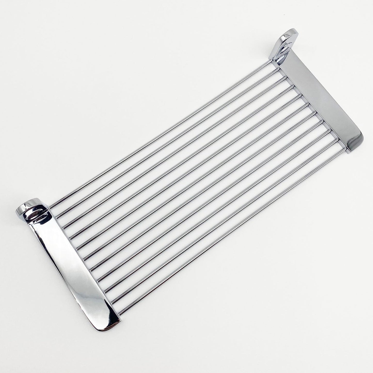 Lavender BACOMOLOR Classic Chrome Shower Shelf 10.6-inch, Polished Chrome Brass Material, Floating Bathroom kitchen Toilet Over Sink Shampoo Cosmetics Liquid Soap Wipes Holder