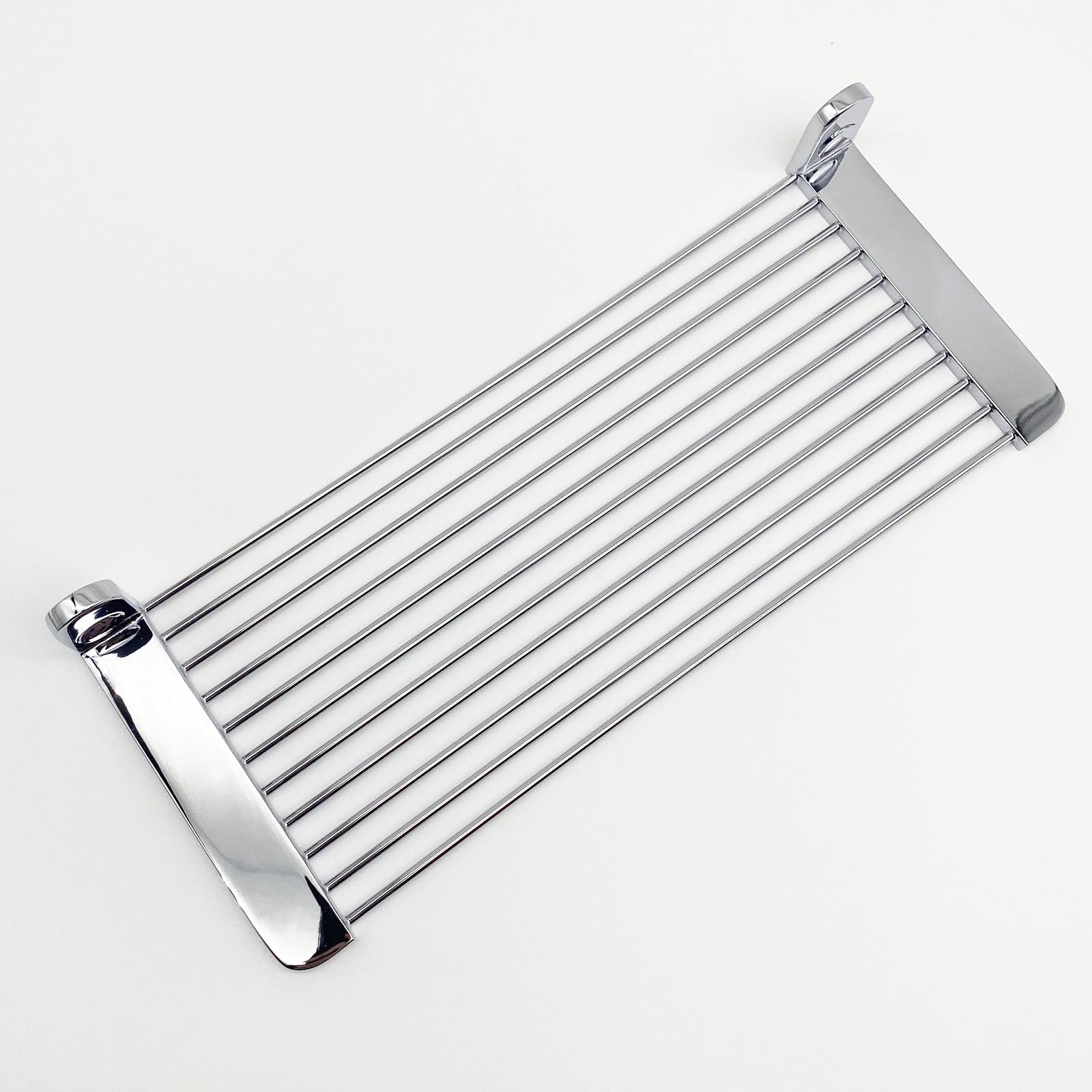 Lavender BACOMOLOR Classic Chrome Shower Shelf 10.6-inch, Polished Chrome Brass Material, Floating Bathroom kitchen Toilet Over Sink Shampoo Cosmetics Liquid Soap Wipes Holder