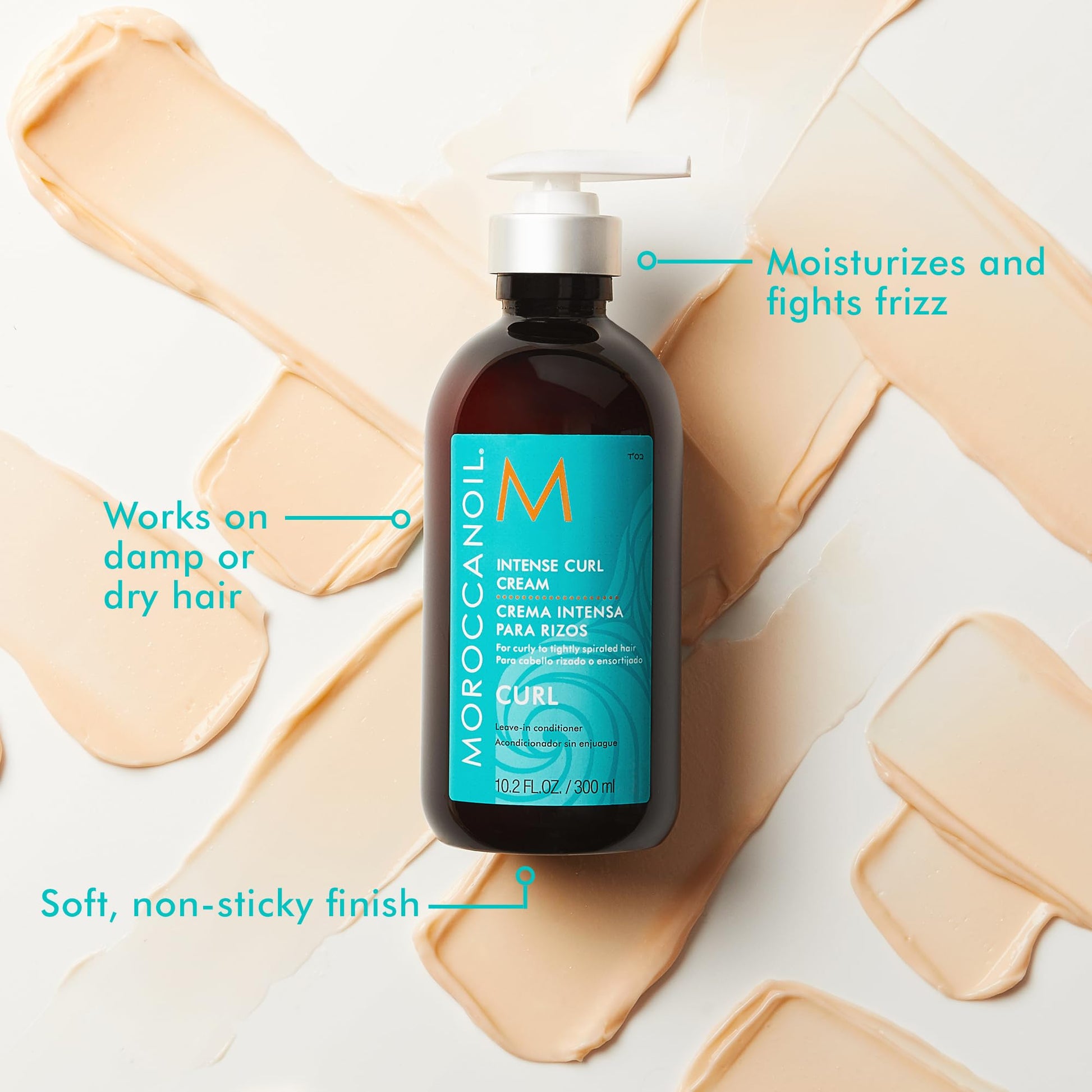Antique White Moroccanoil Intense Curl Cream, 10.2 Fl. Oz.