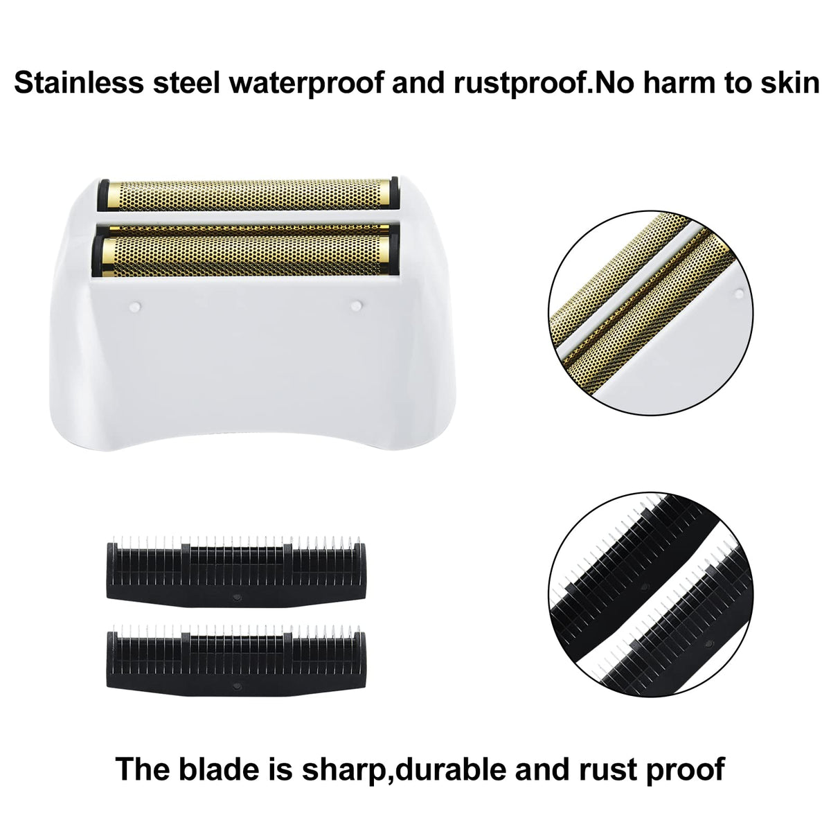 White Smoke 3 Pack Shaver Replacement Foil and Cutters compatible with