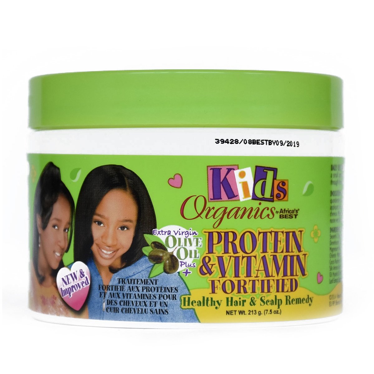 Yellow Green Africas Best Kids Organics Protein Vitamin Remedy 7.5oz