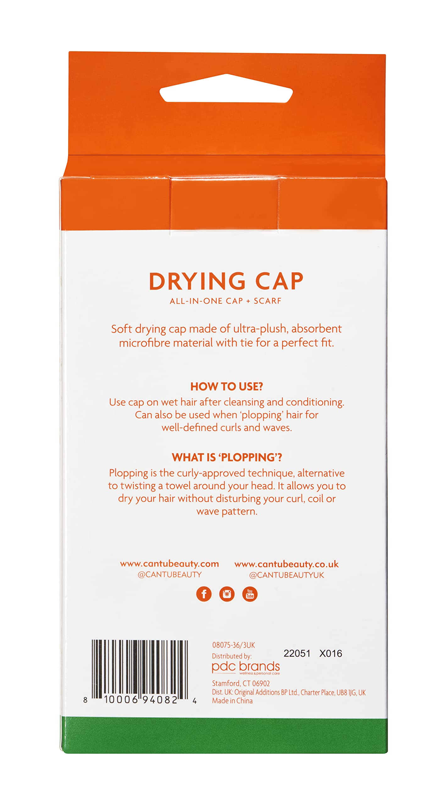 Misty Rose Cantu Microfiber Drying Cap