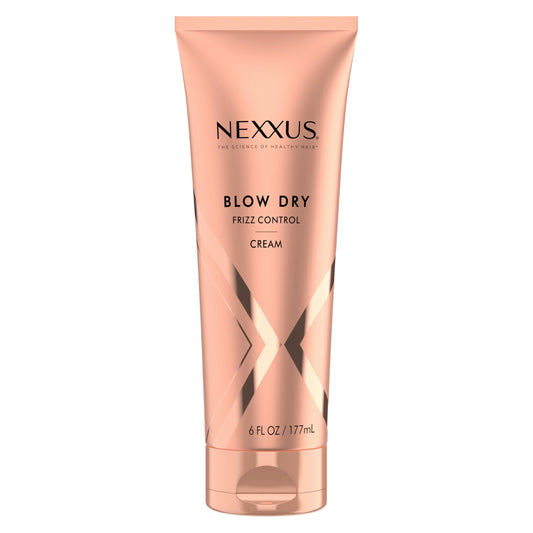 White Smoke Nexxus Blow Dry Cream Frizz Control for Weightless Style & Volume, with StyleProtect Technology 6 oz