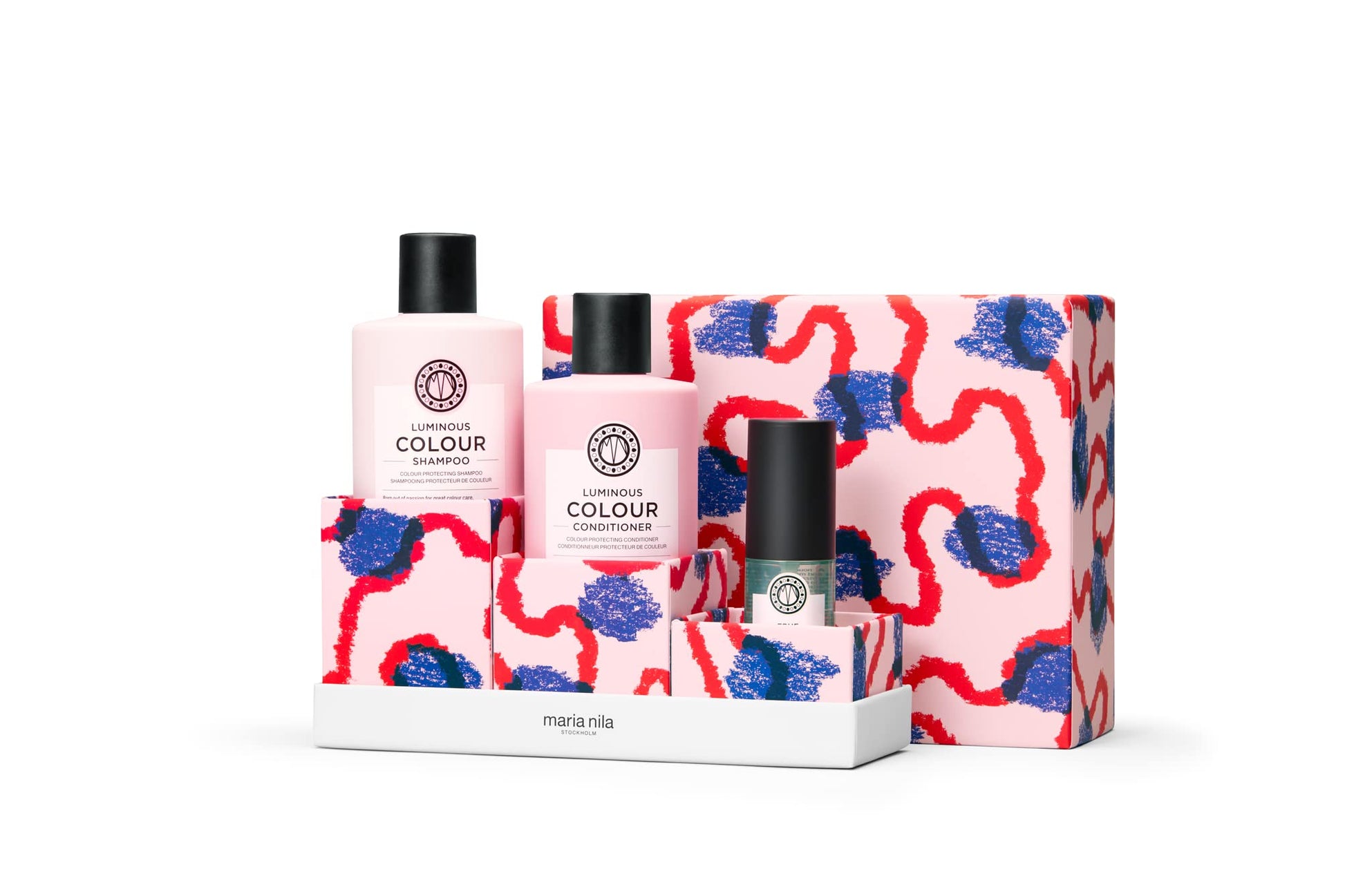 White Smoke Maria Nila Luminous Color Gift Box, Reduces Color Loss from Washing, Pomegranate Counteracts Dehydration, 100% Vegan & Sulfate/Paraben free