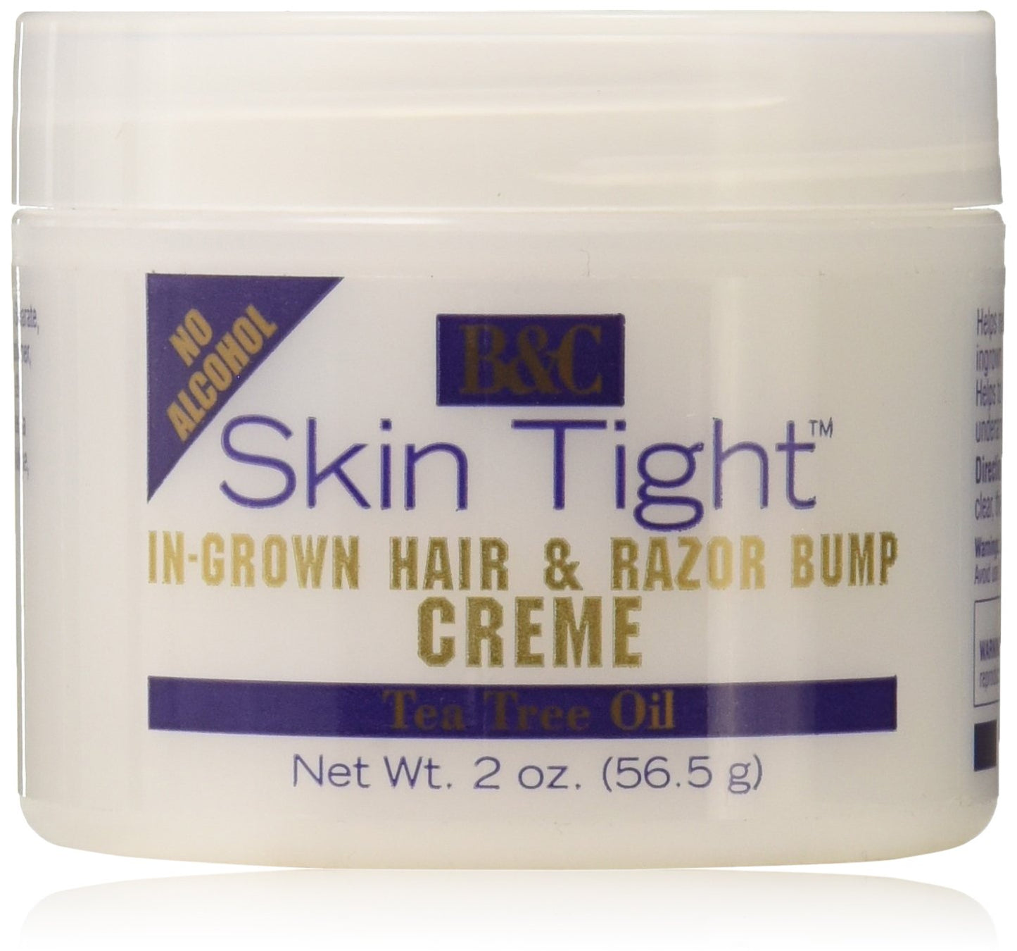 Light Gray B&C Skin Tight In-grown Hair & Razor Bump Creme, 2 Ounce