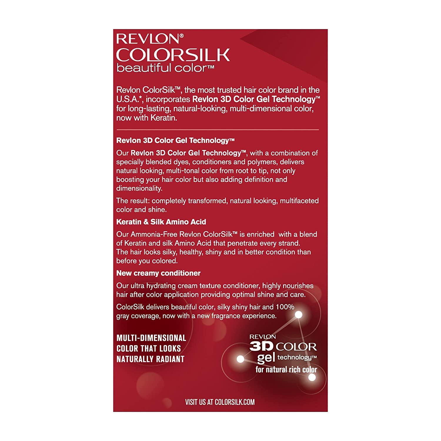Brown Revlon Colorsilk Hair Color 51 Light Brown, Pack of 5