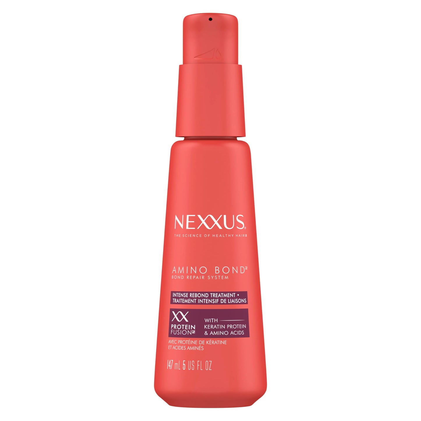 White Smoke Nexxus Intense Bonding Treatment Amino Bond for Stronger, More Damage-Resistant Hair, with Amino Acids & Keratin Protein, 5 oz