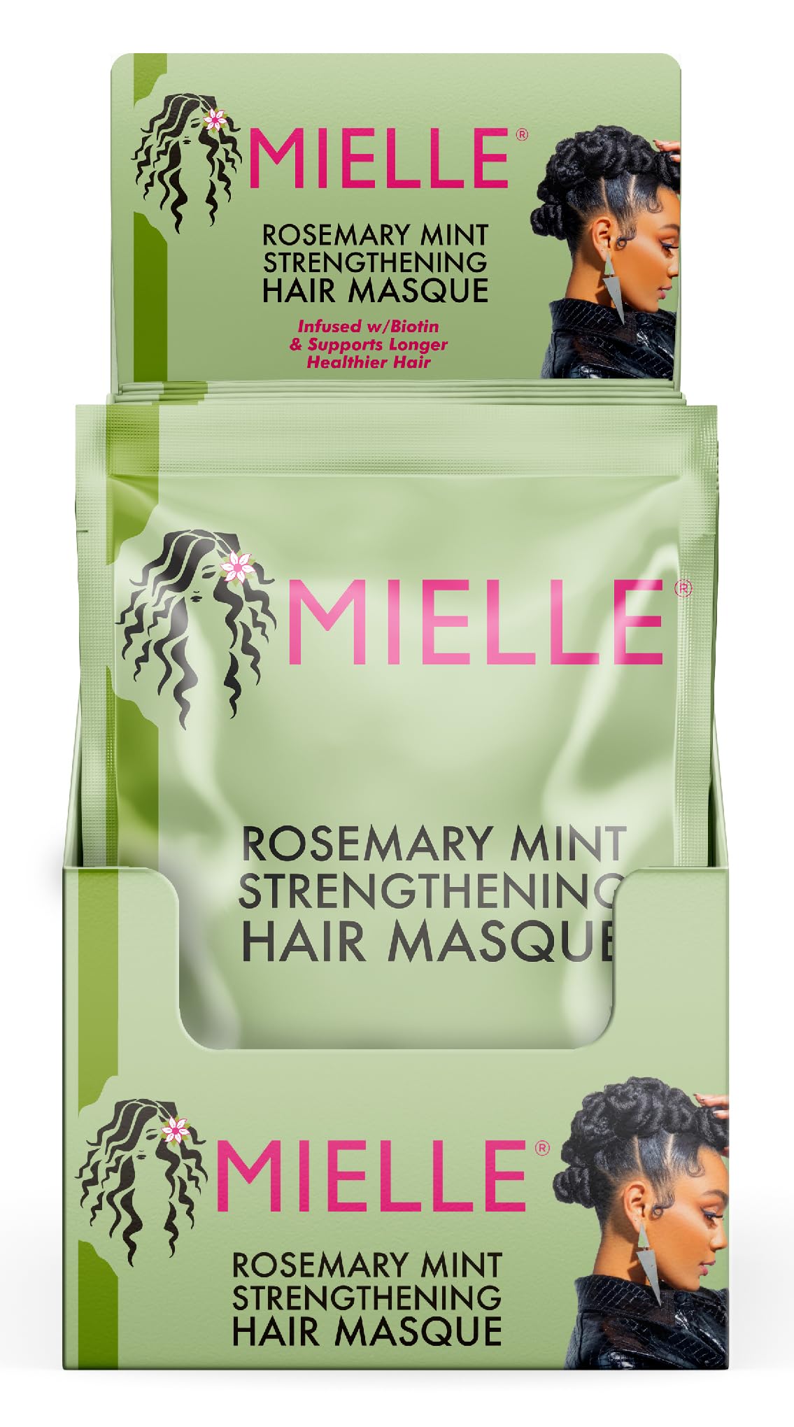 Gray Mielle Rosemary Mint Strengthening Hair Masque w/Biotin 1.75 (Pack of 3)