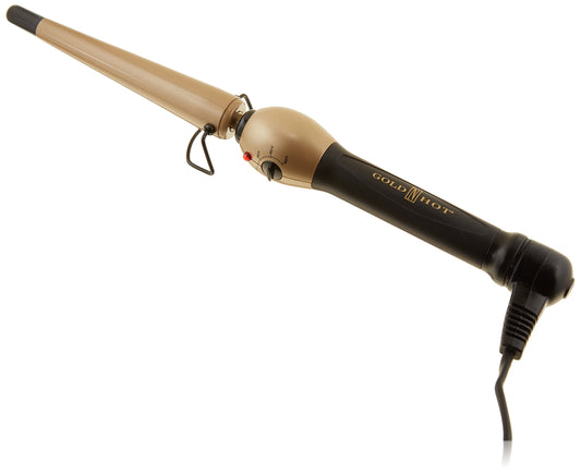 White Smoke Gold 'N Hot Ceramic Conical Iron, 1 Inch