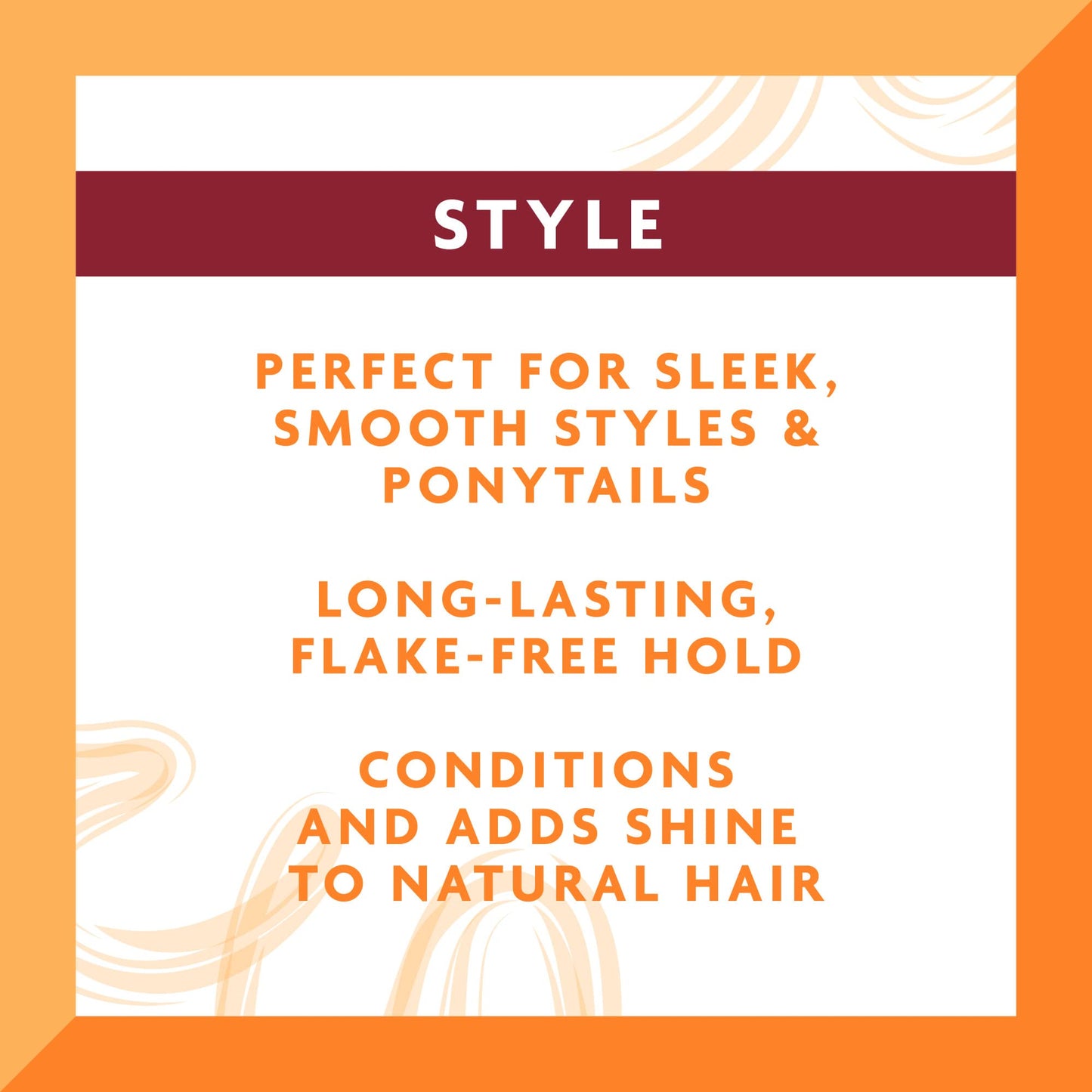White Smoke Cantu Extra Hold Edge Stay Gel with Shea Butter, 2.25 oz (Packaging May Vary)
