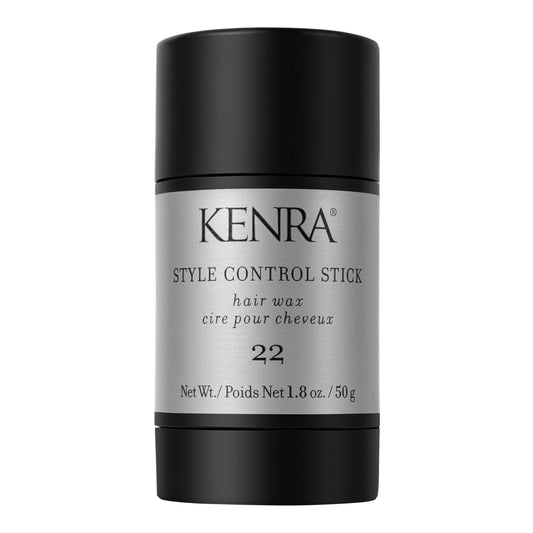 Black Kenra Professional Style Control Stick 22 | Hair Wax | Smooth, Sleek Styles | Long-Lasting Hold, Frizz Control, & Humidity Resistance | Sweat-Resistant Hold | Safe for Skin, Scalp & Edges | 1.8 oz