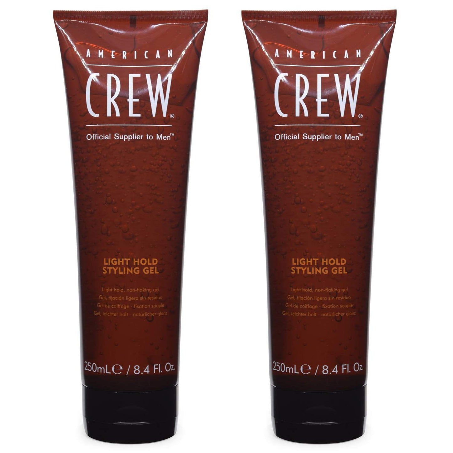 White Smoke AMERICAN CREW Classic Light Hold Styling Gel 250ml / 8.45fl.oz. (Pack of 2)