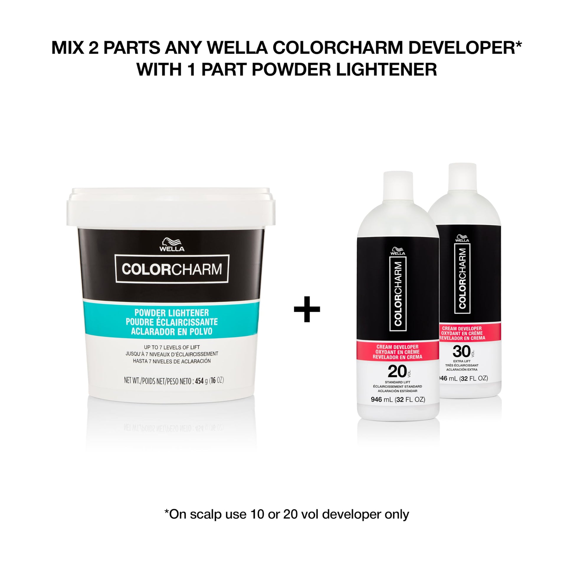White Smoke COLORCHARM Cream Hair Color Developer | 20 Volume | For Optimal Gray Blending and Rich Multi-Dimensional End Results | 32 Fl Oz