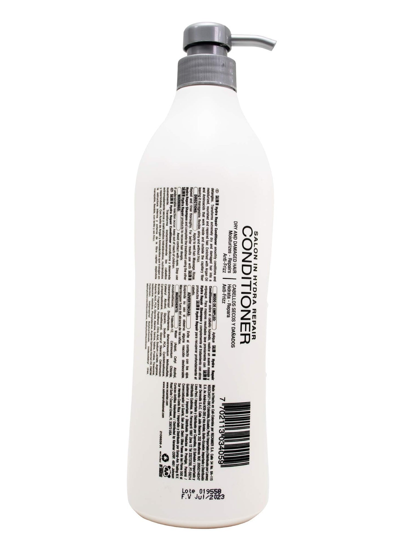White Smoke Recamier Professional Salon In +Pro Hydra Repair Hair 3 pack kit - Shampoo 33.8oz + Conditioner 33.8oz + Deep Treatment Mask 10.58oz
