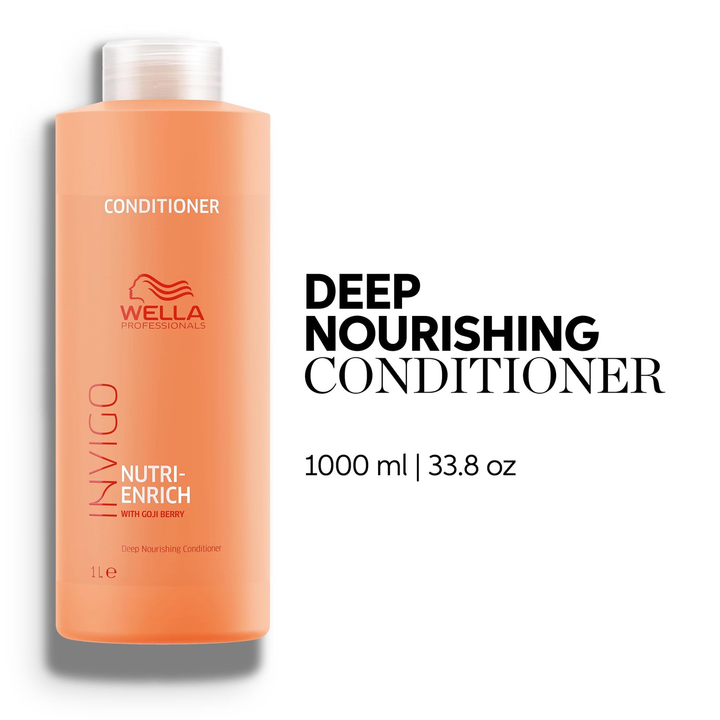 White Smoke Wella Professionals Invigo Nutri-Enrich Deep Yesurishing Conditioner | For Dry or Stressed Hair | 33.8 Fl Oz